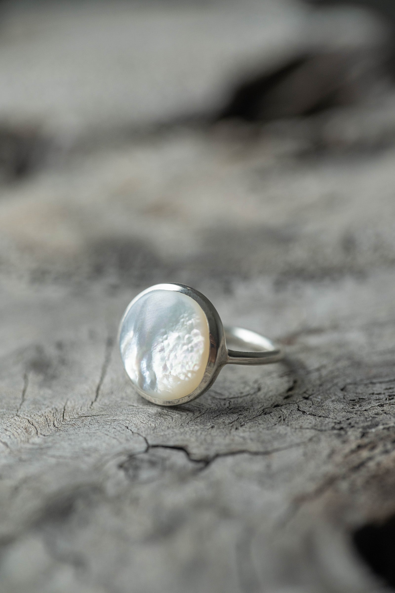 silver ring 2mm jasper