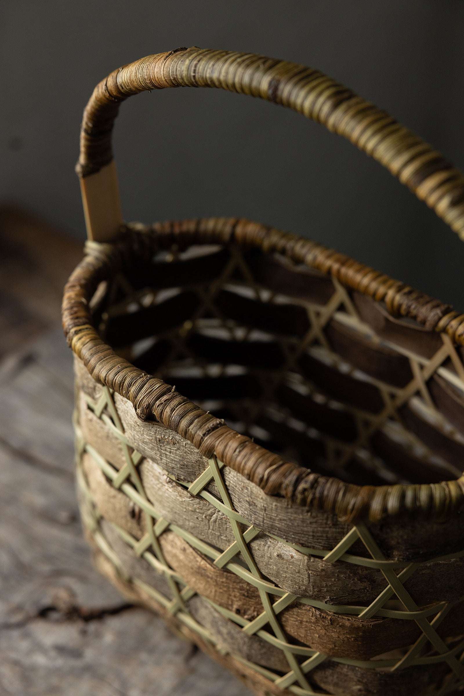 㓛刀 匡允 日々ノ樹皮籠 鬼胡桃2