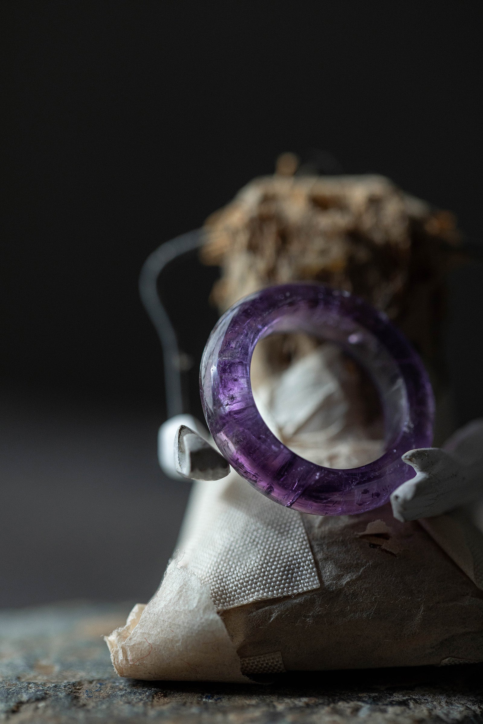 amethyst ring (flat)