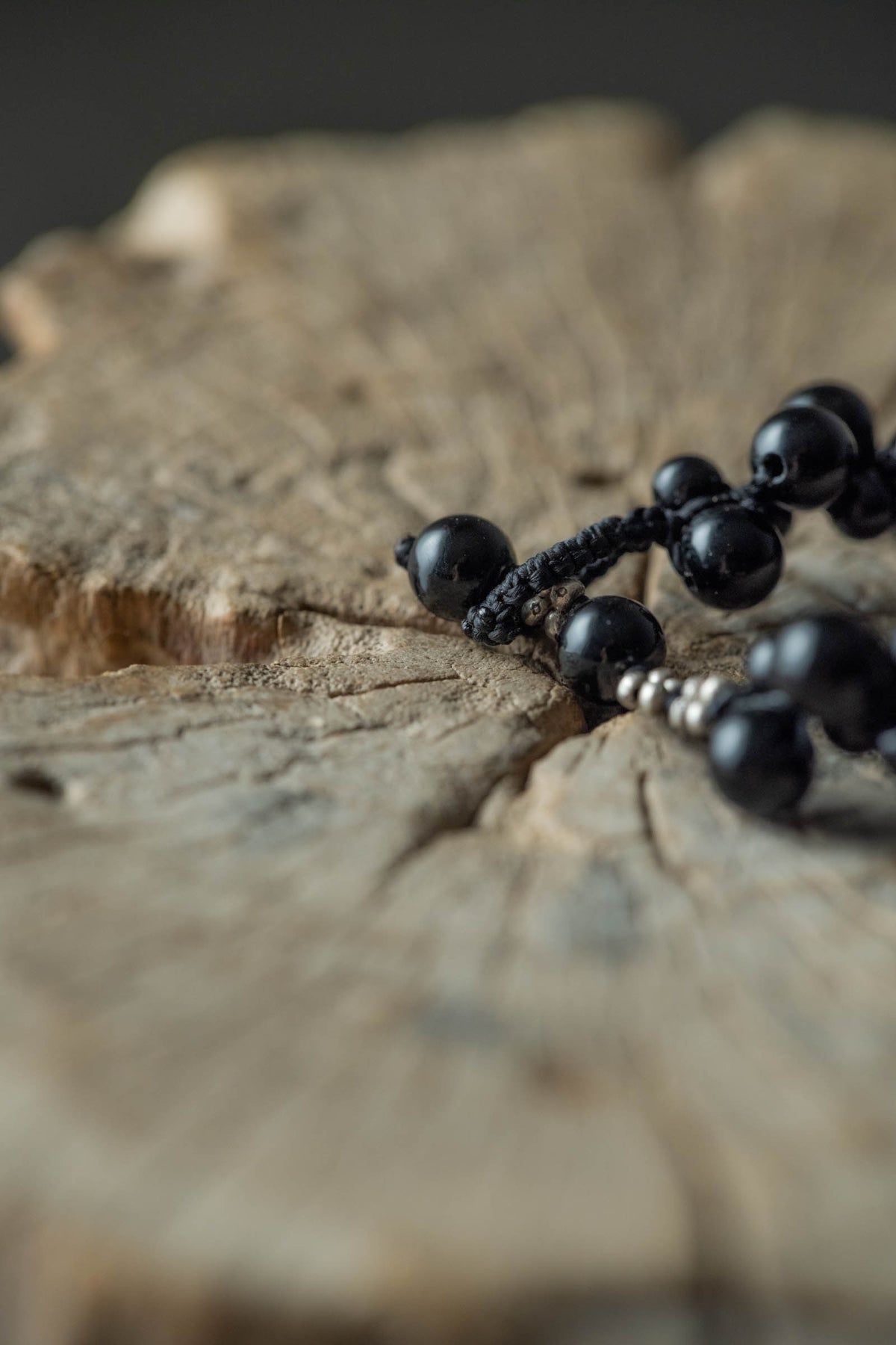 onyx beads bracelet torus