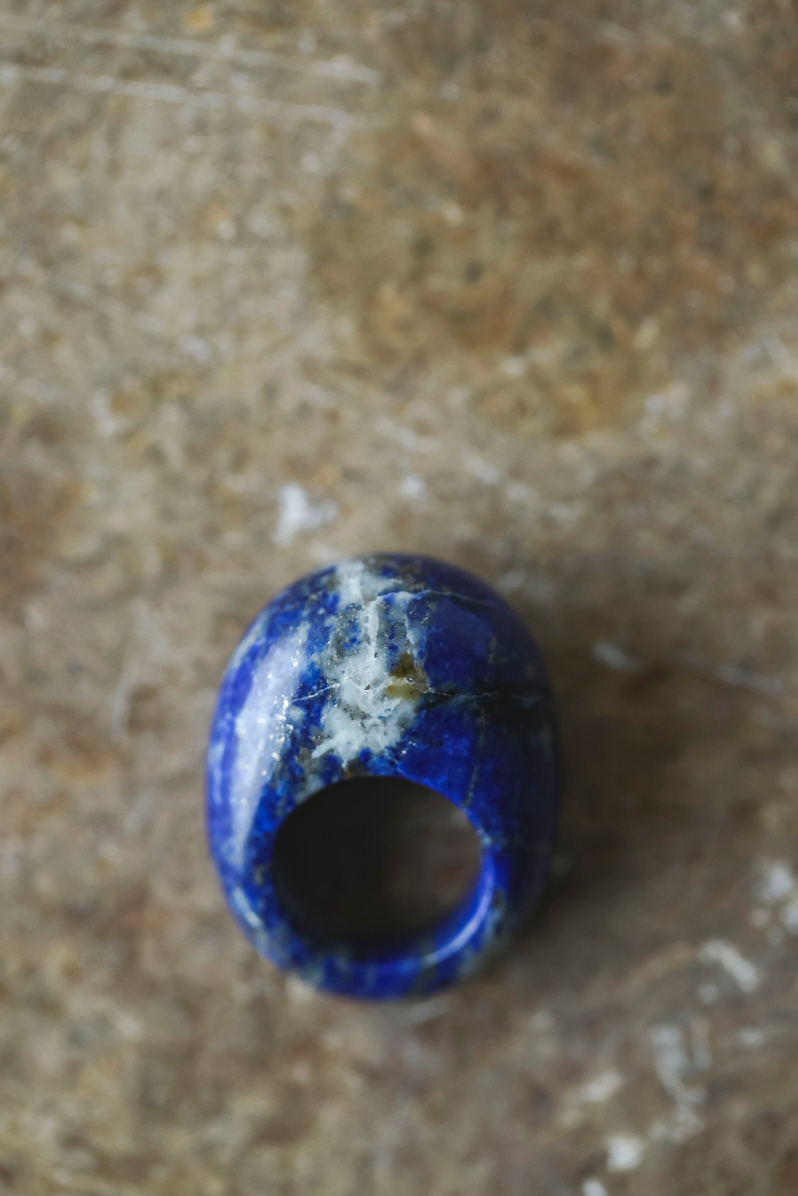 lapis lazuli ring (round) #9