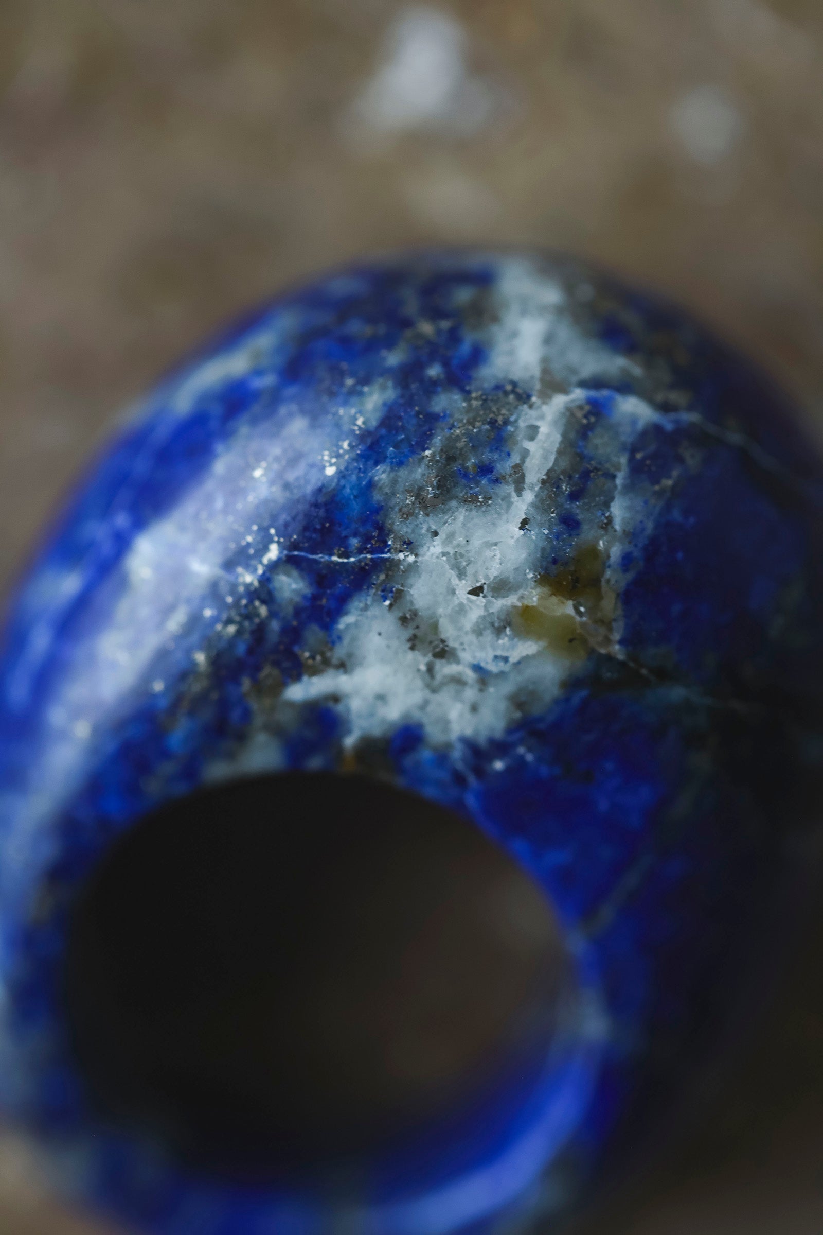 lapis lazuli ring (round) #9