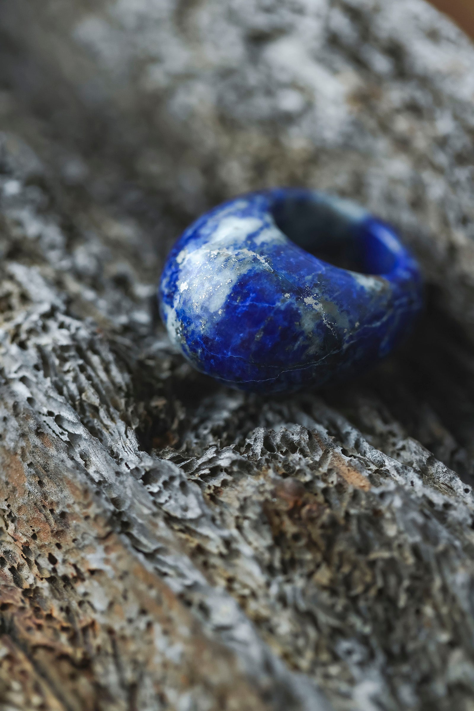 lapis lazuli ring (round) #9