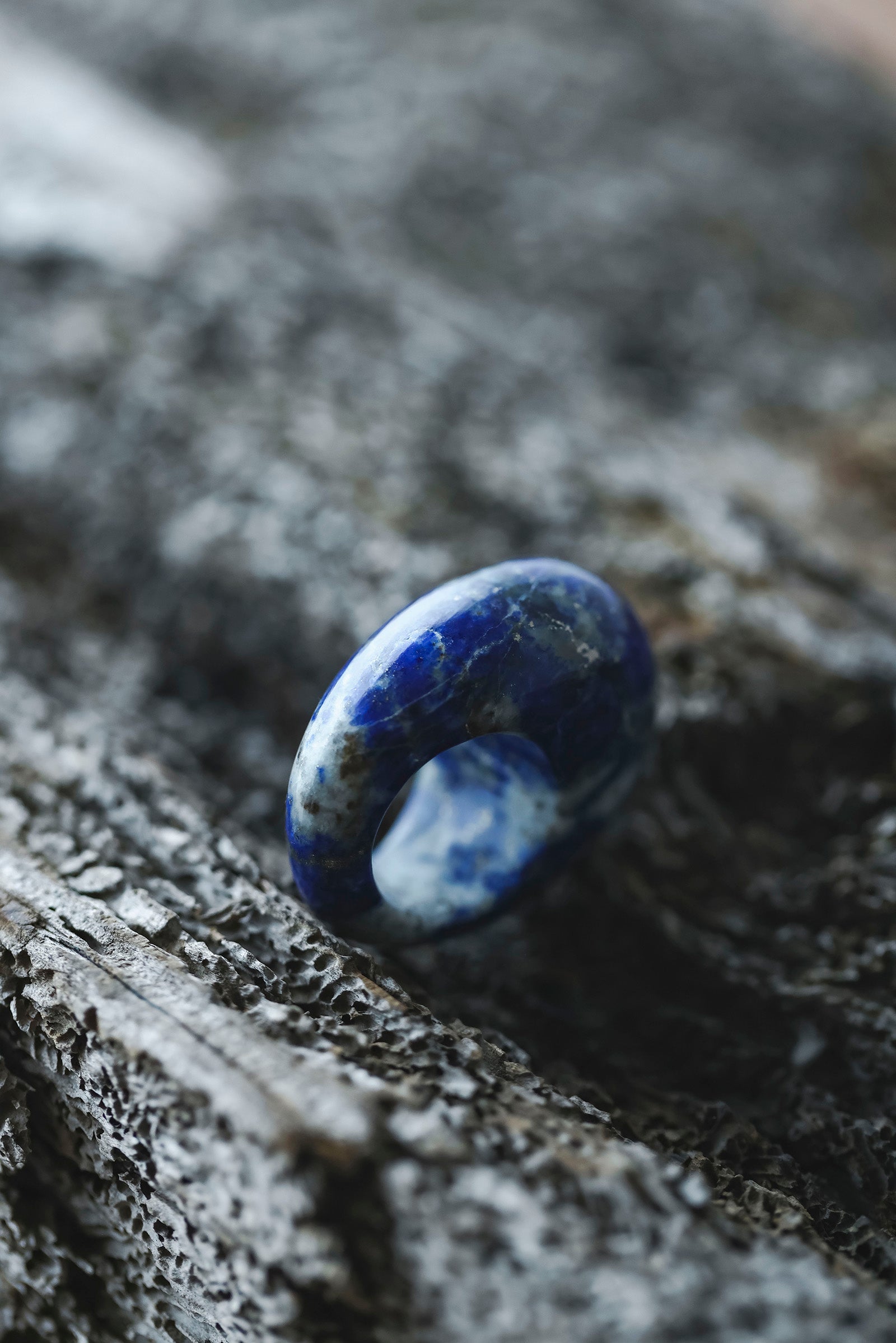 lapis lazuli ring (round) #9