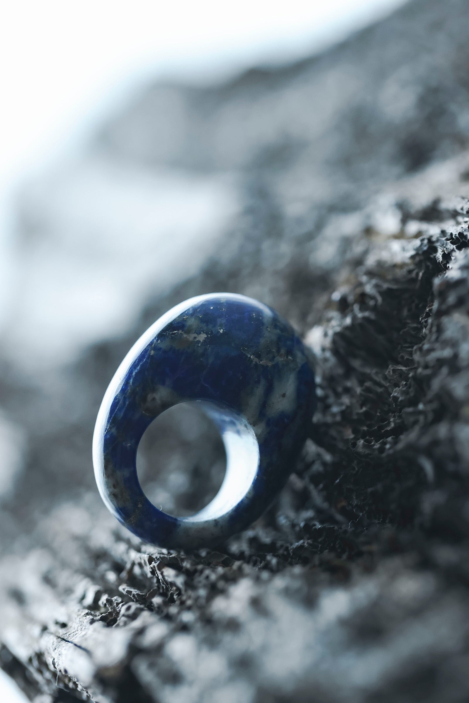 lapis lazuli ring (round) #9