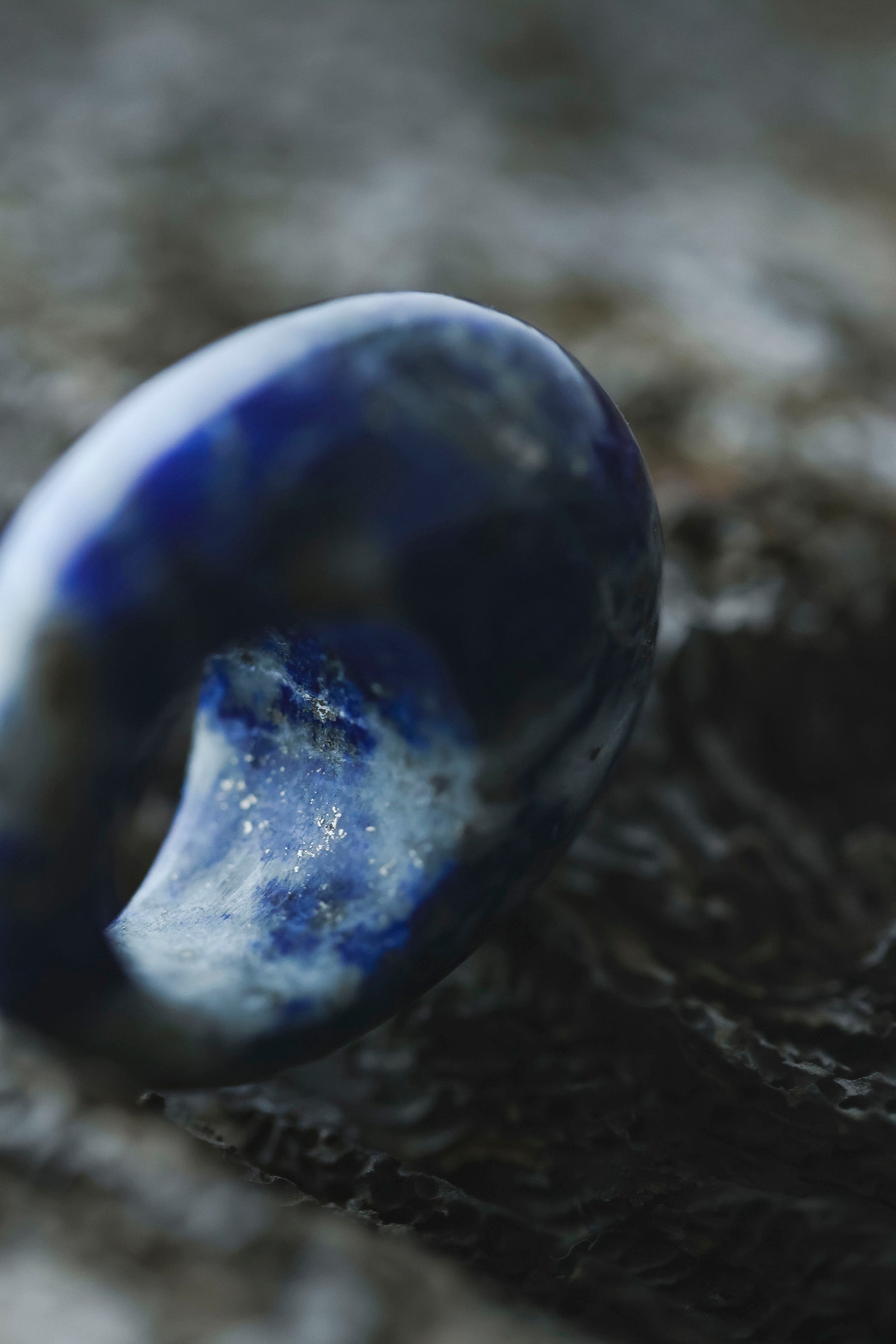 lapis lazuli ring (round) #9
