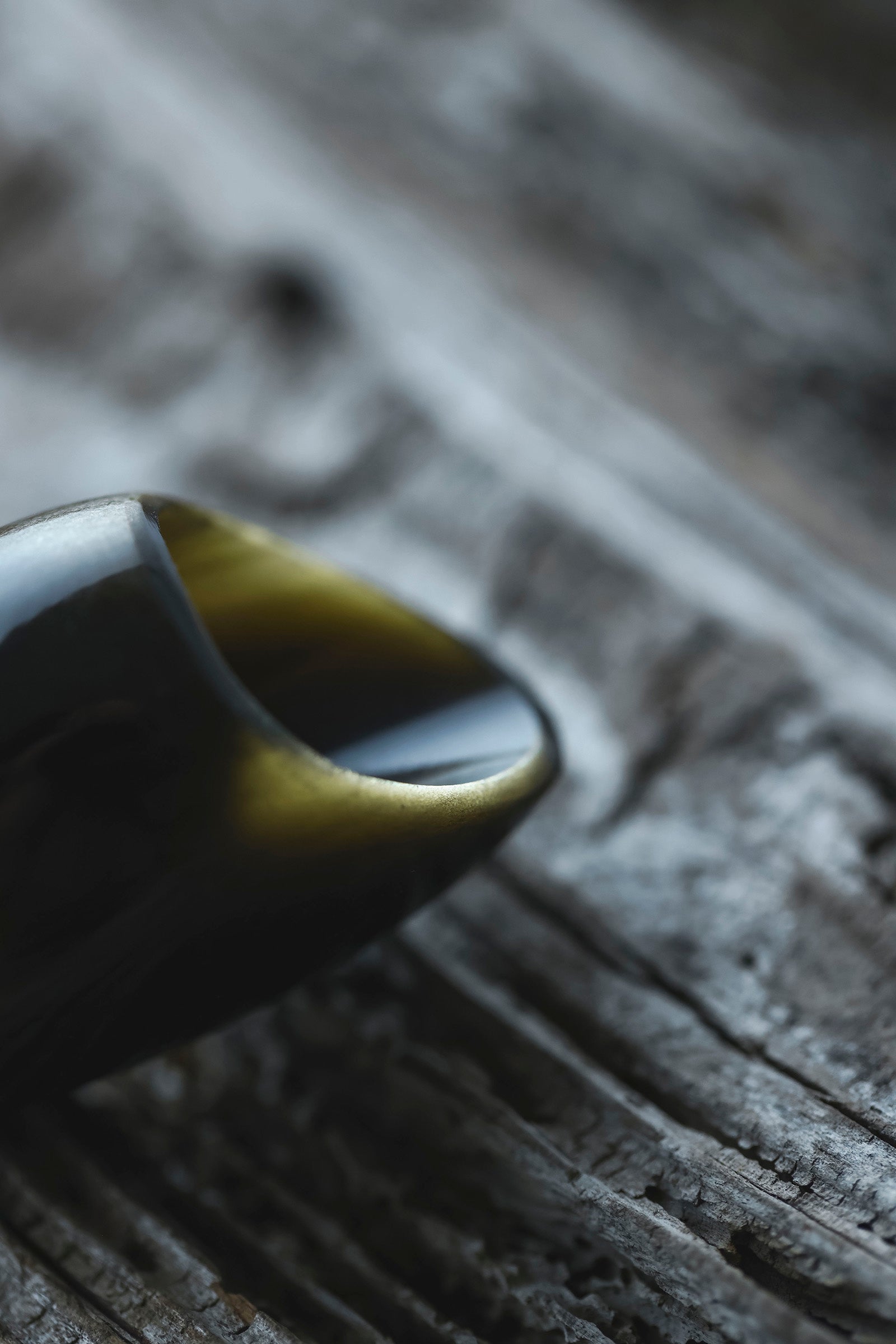 golden obsidian ring #15