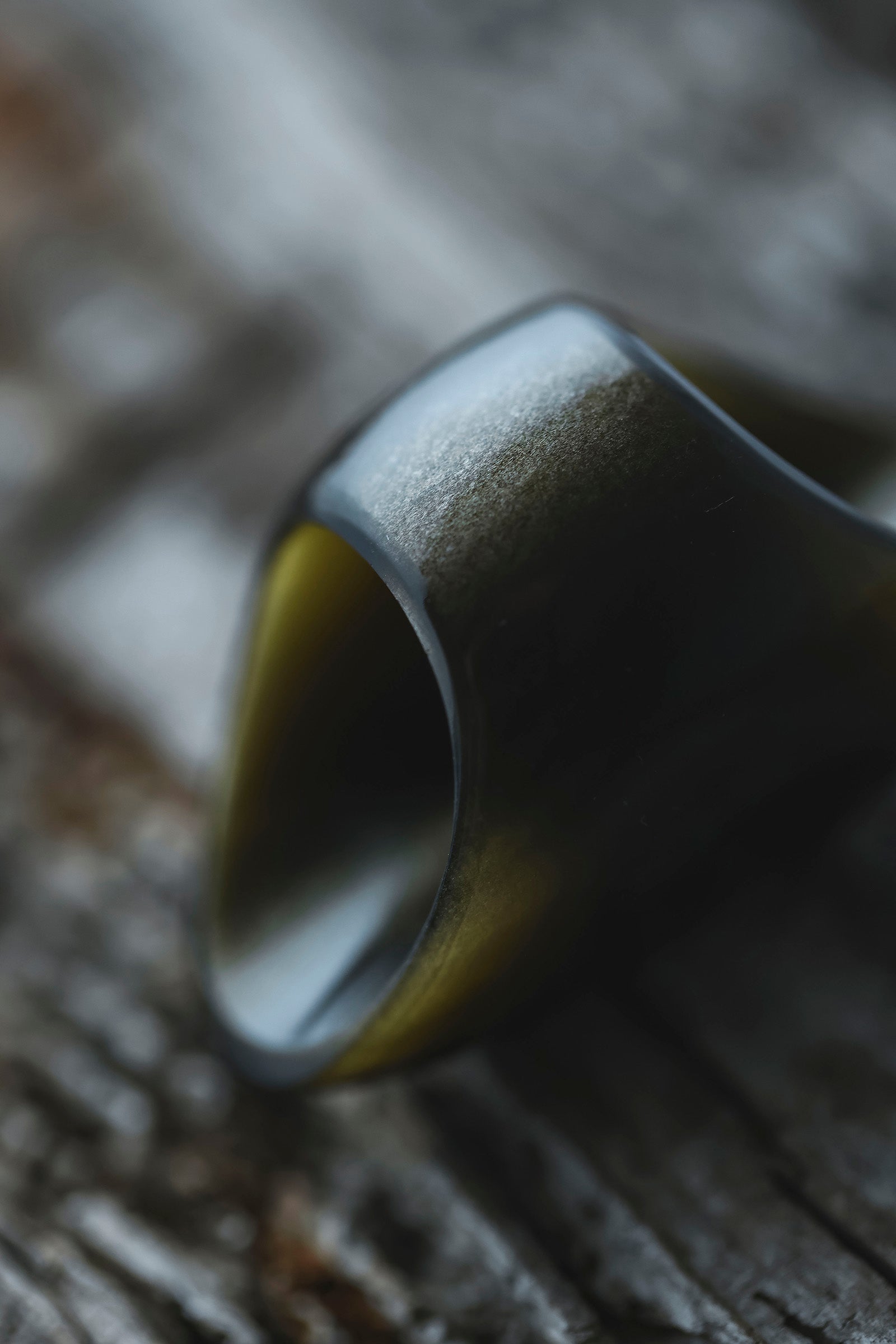 golden obsidian ring #15