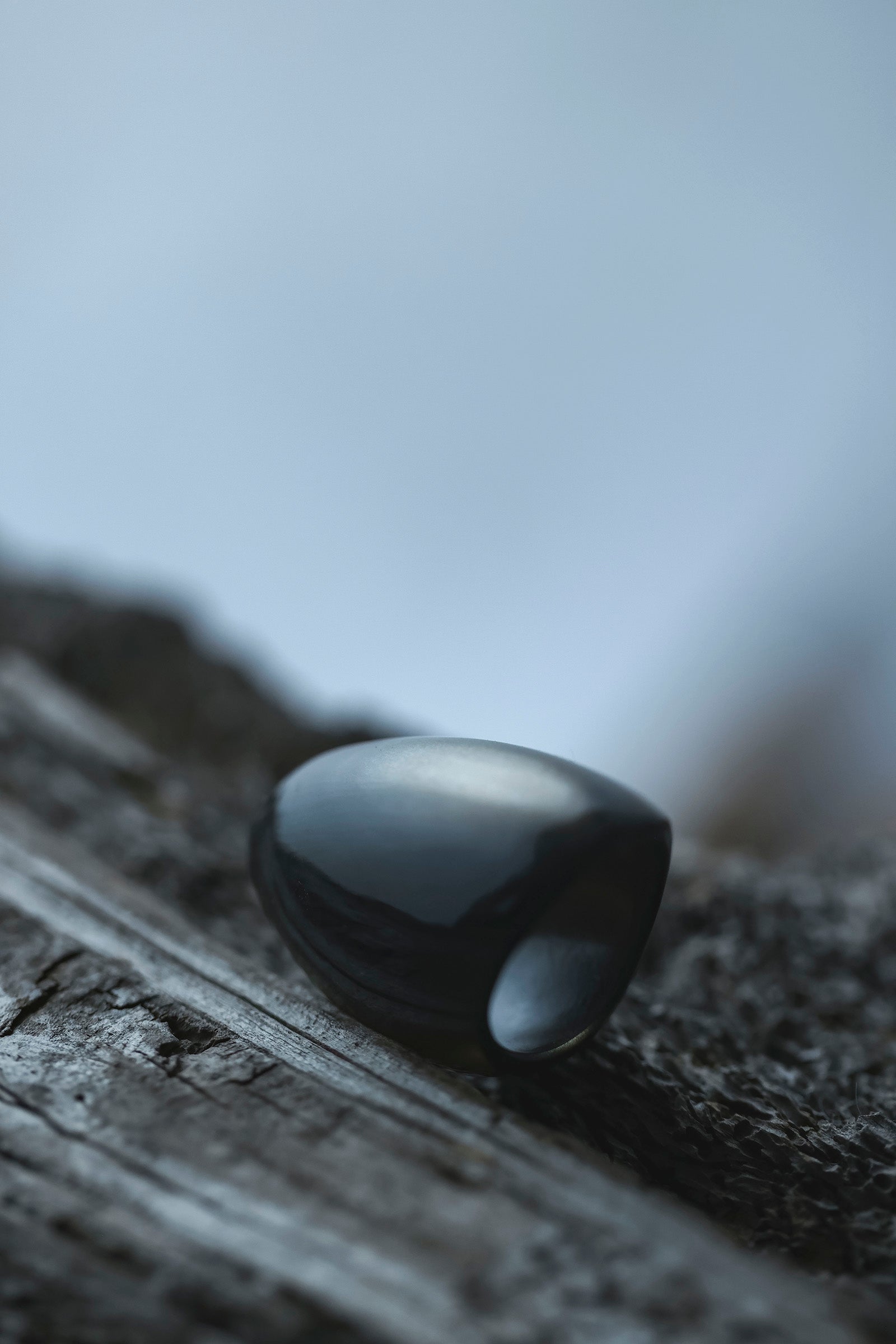 golden obsidian ring #15
