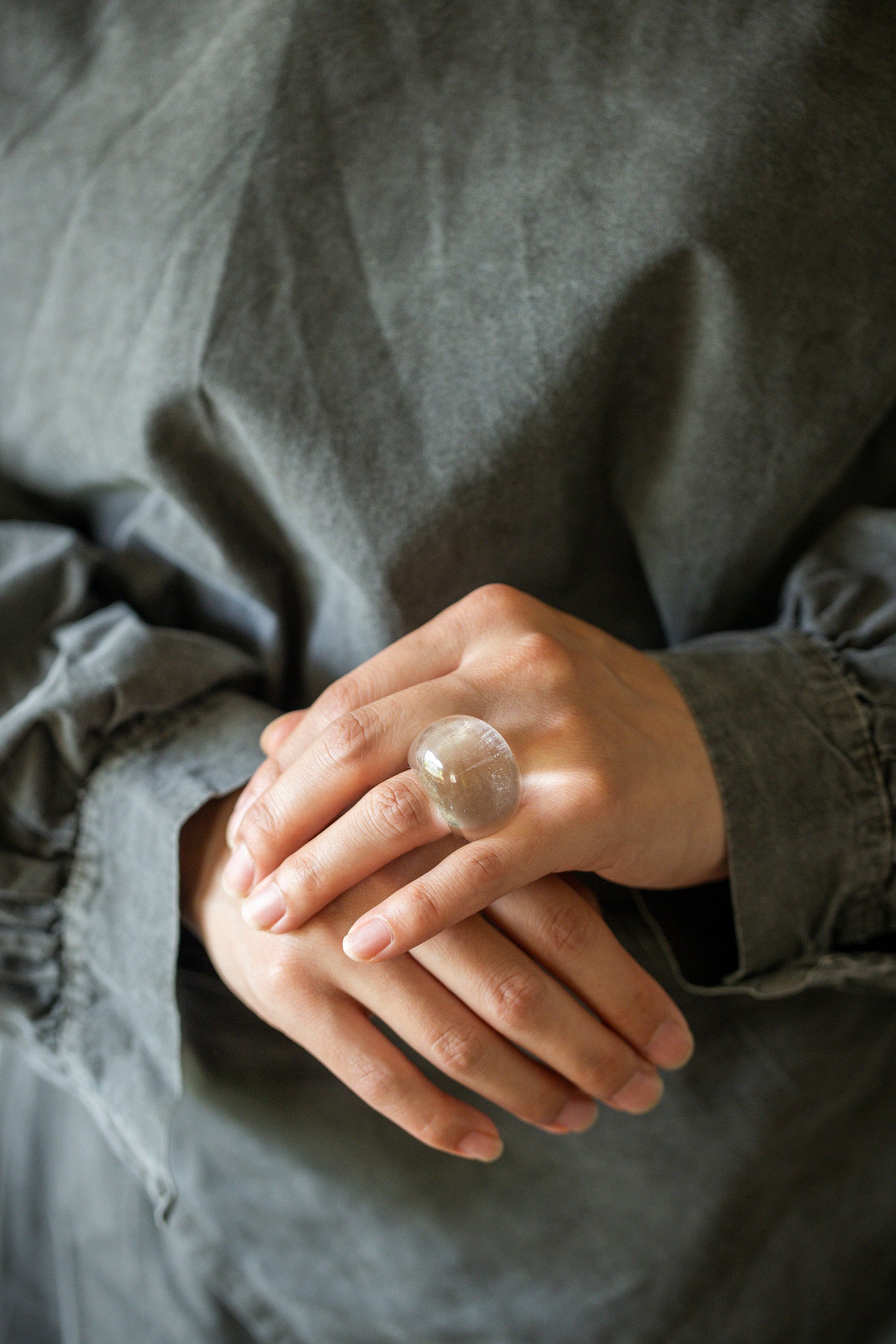 crystal ring (round) #9