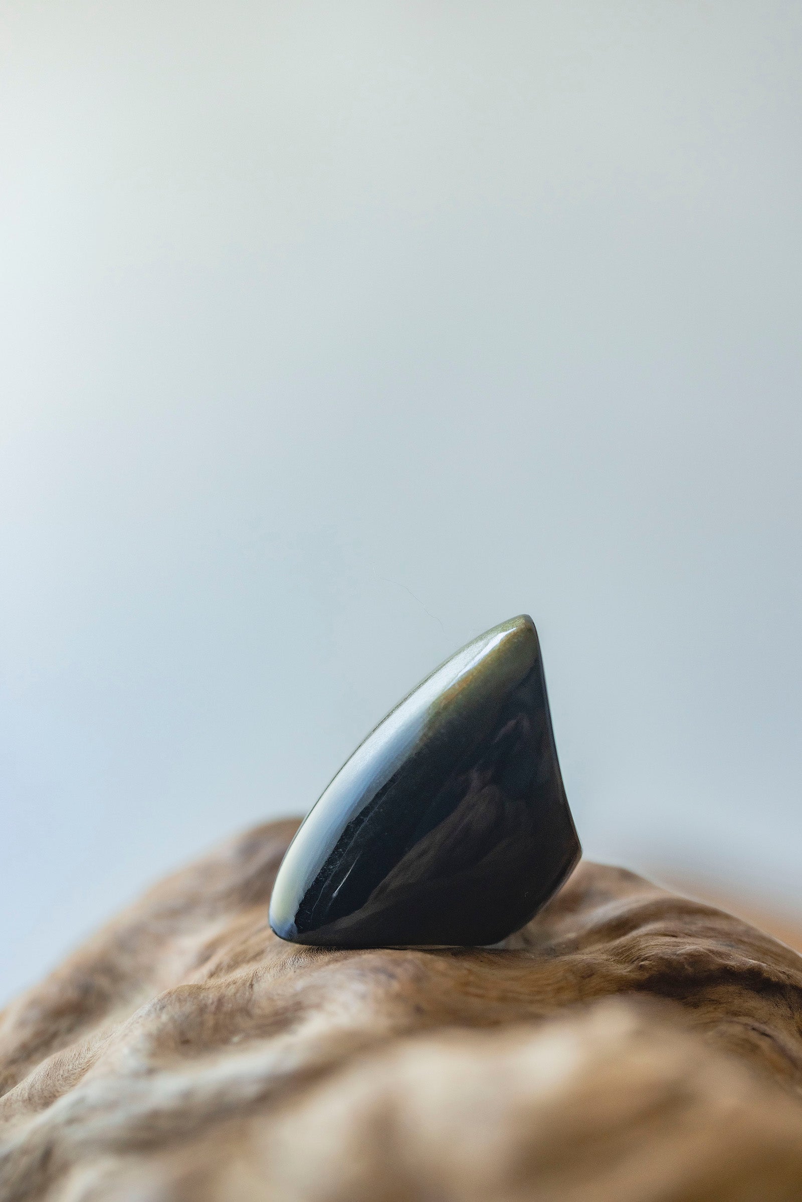 golden obsidian ring #15