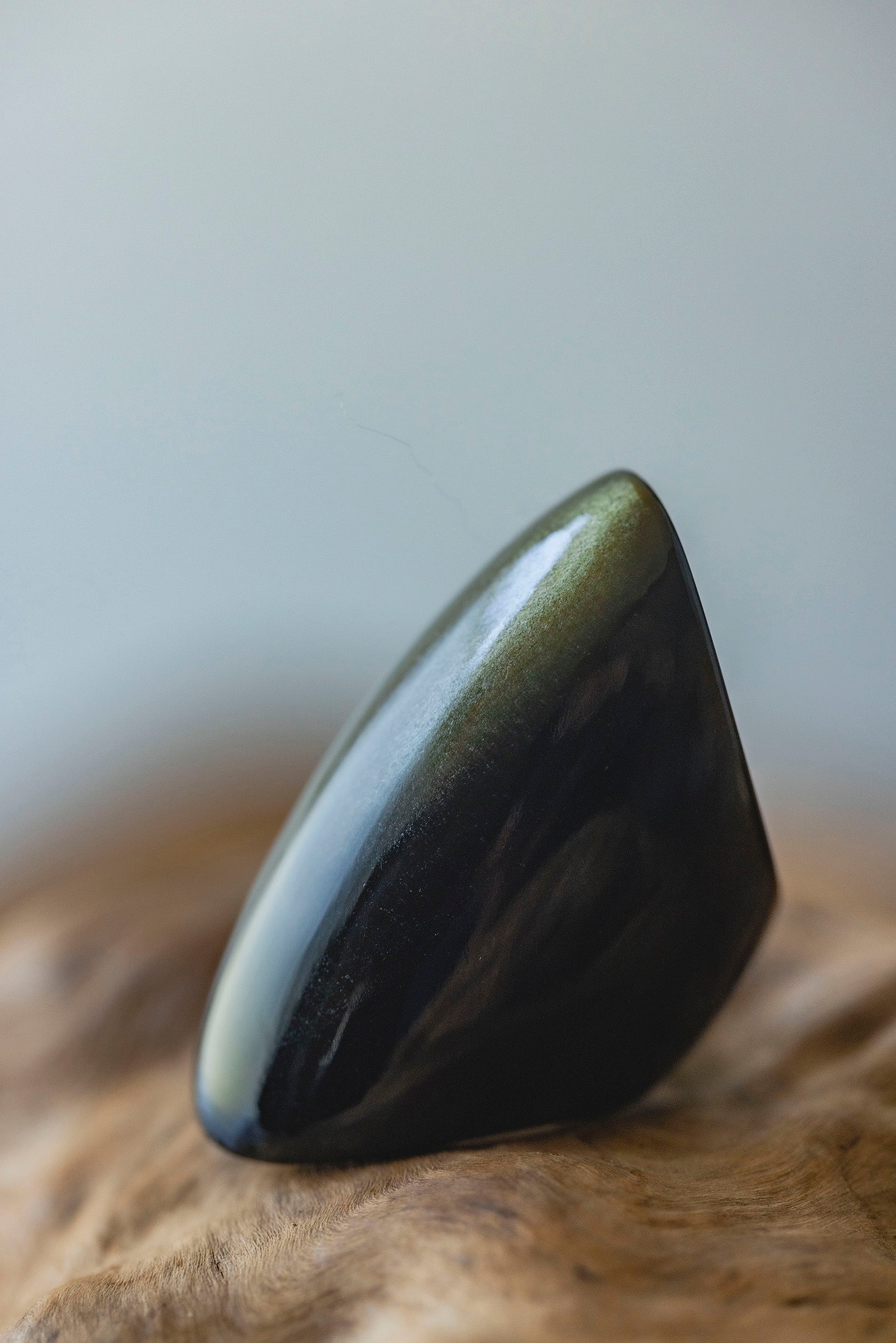 golden obsidian ring #15
