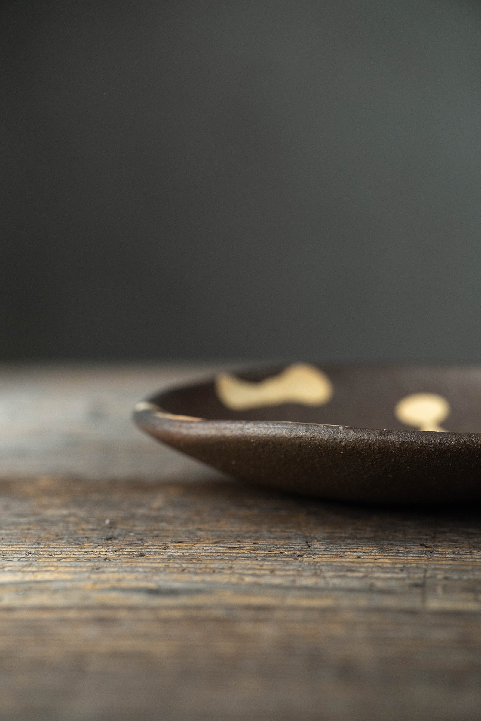 Yoji Yamada soft ceramic yellow pleated bowl, small size Y60-1, 3 pieces