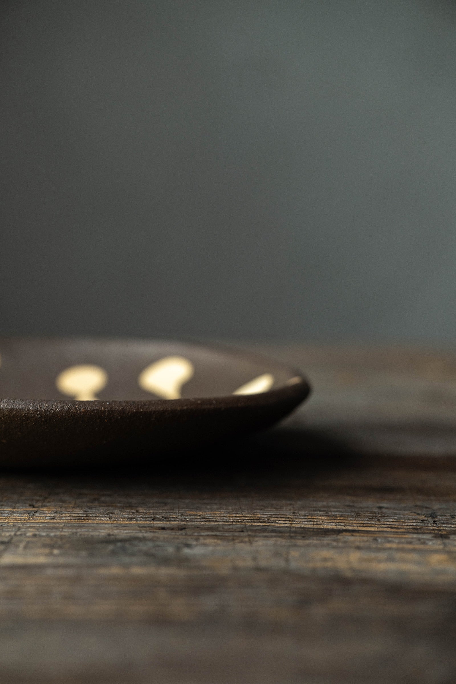 Yoji Yamada soft ceramic yellow pleated bowl, small size Y60-1, 3 pieces