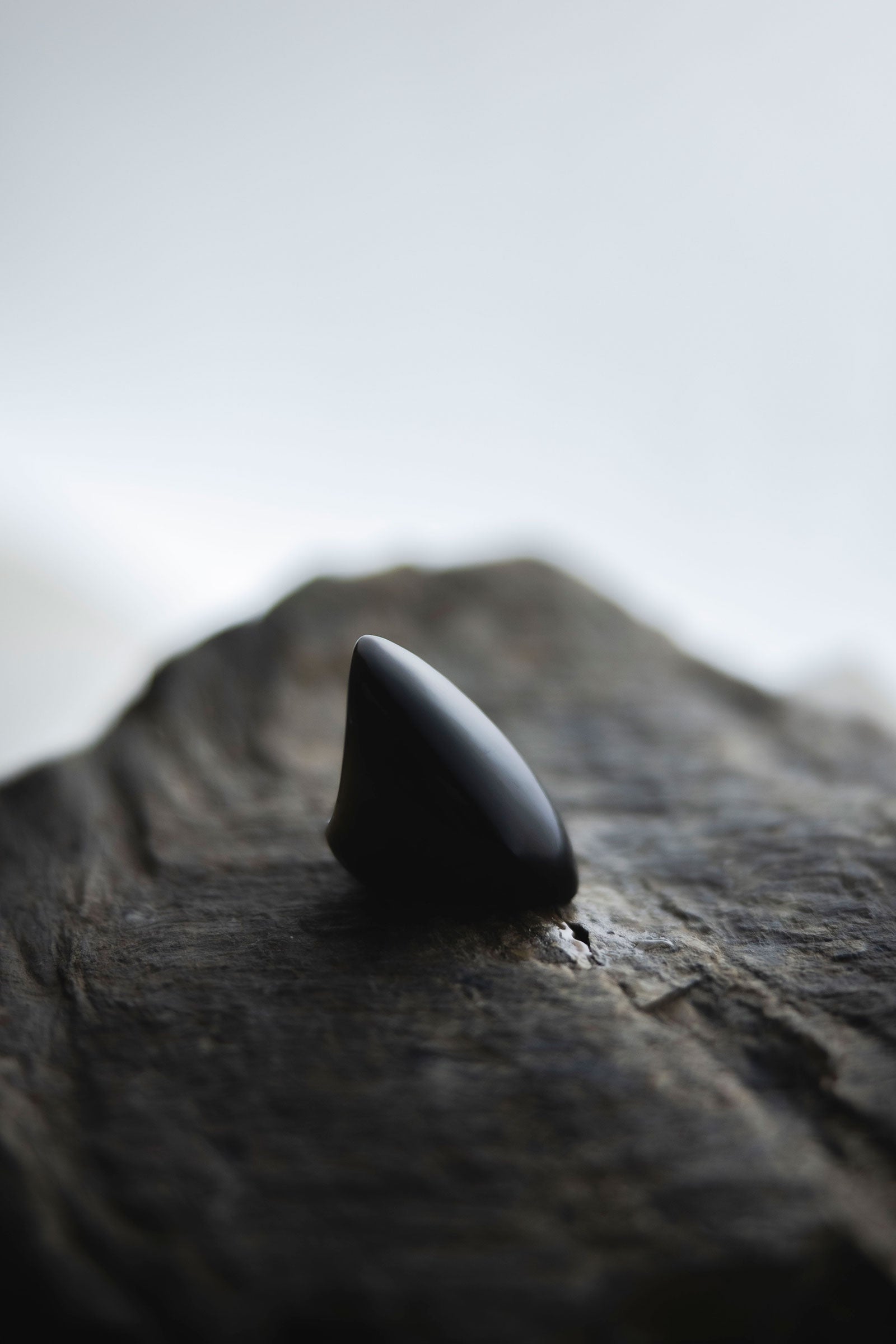 受注オーダー obsidian ring