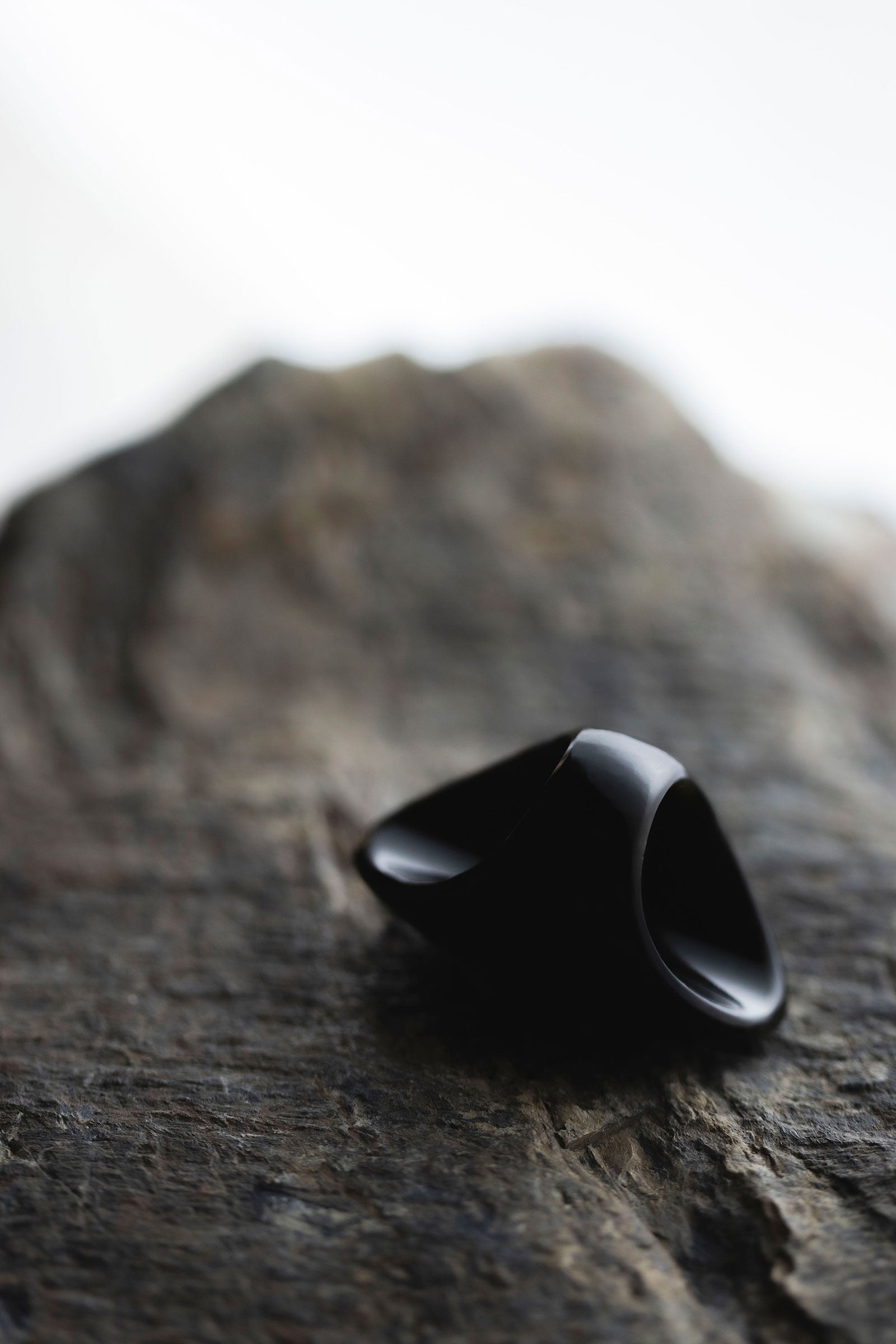 受注オーダー obsidian ring