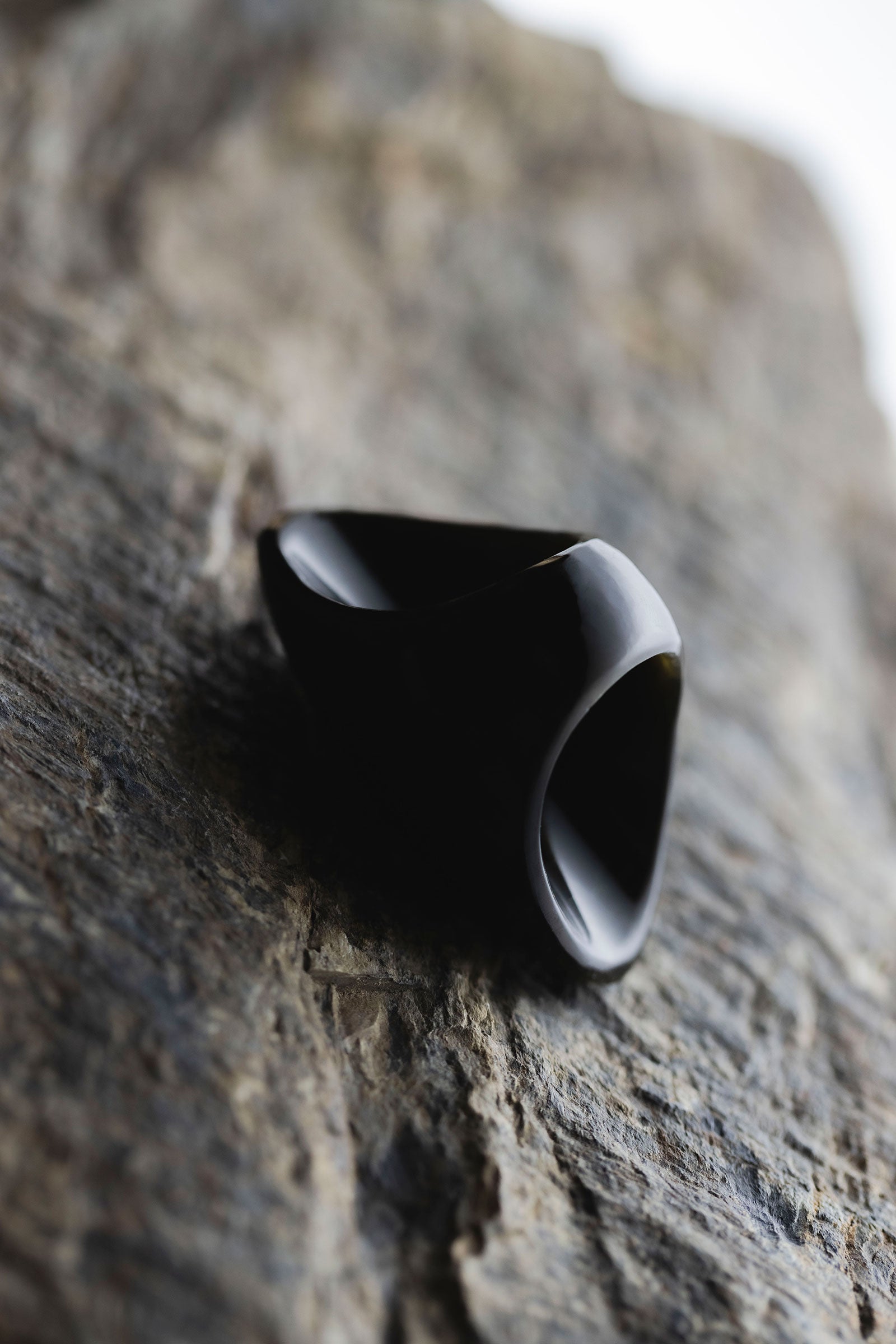 受注オーダー obsidian ring