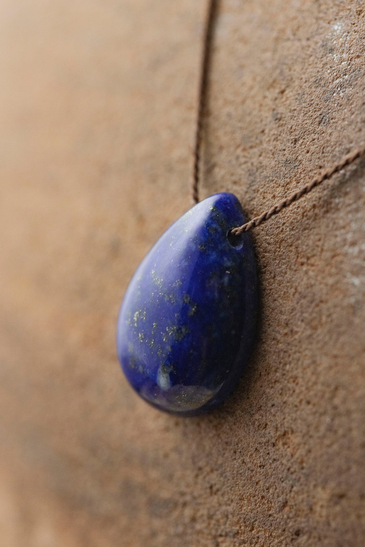 silk cord necklace (elestial quartz)