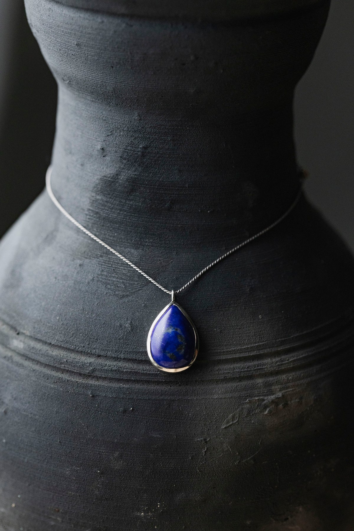silk cord necklace (elestial quartz)