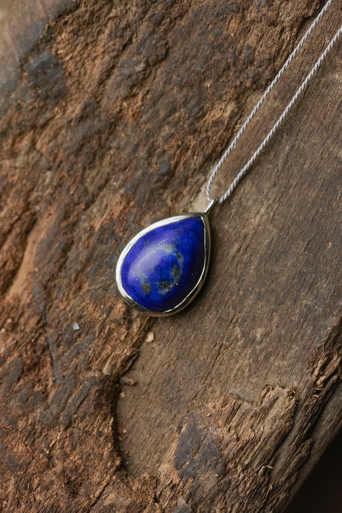 silk cord necklace (elestial quartz)