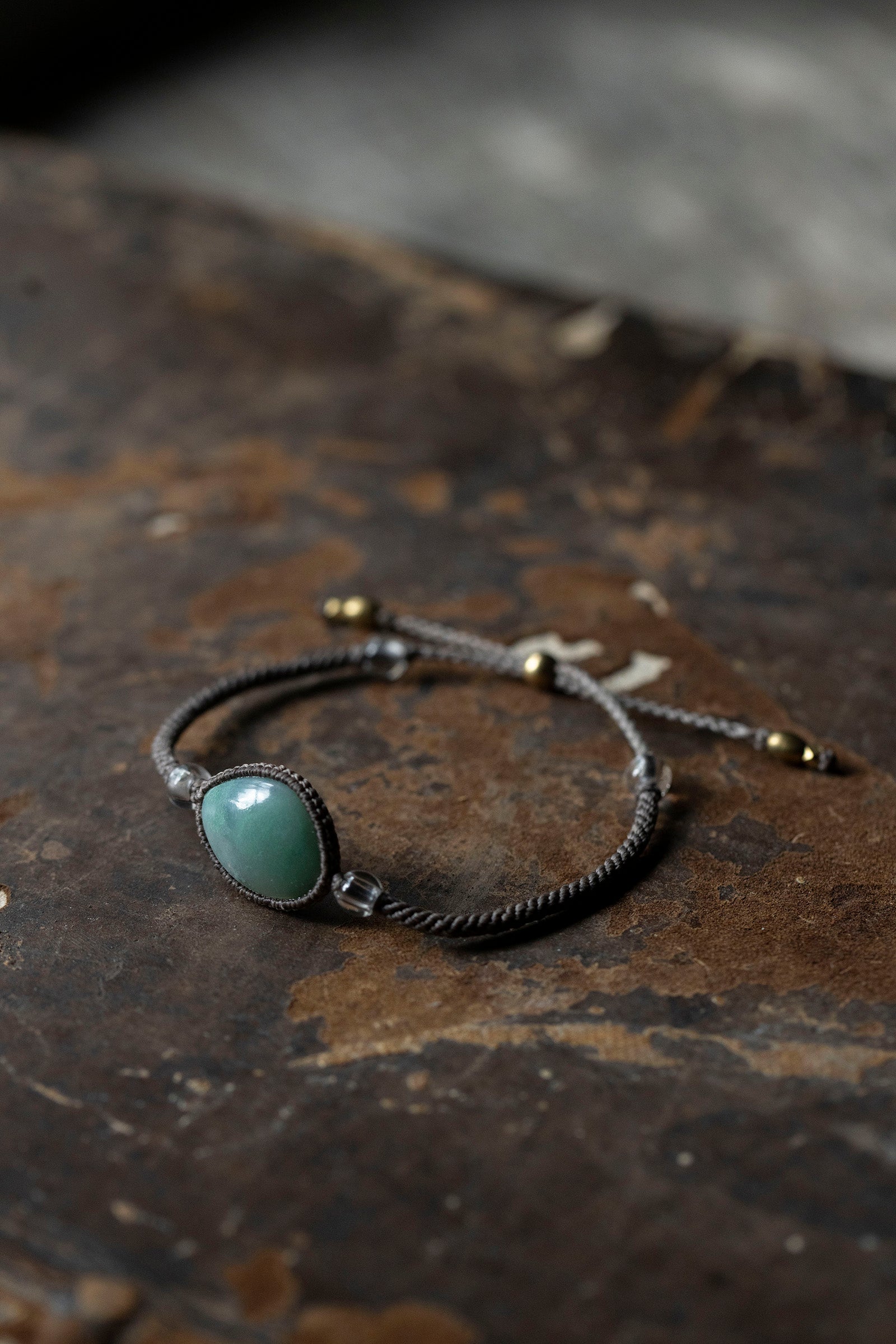 macrame bracelet (aquaprase)