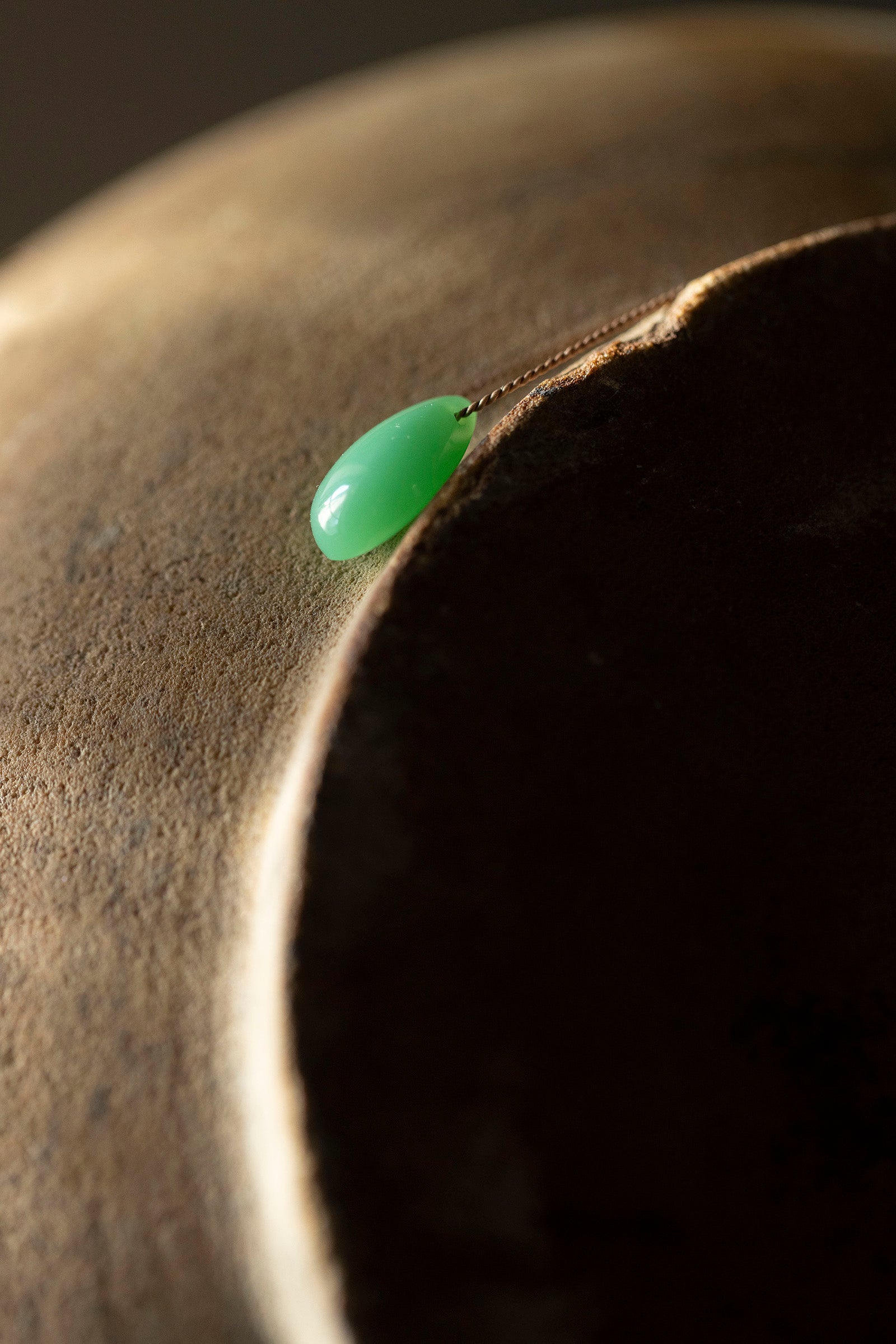 silk cord necklace (aquaprase)