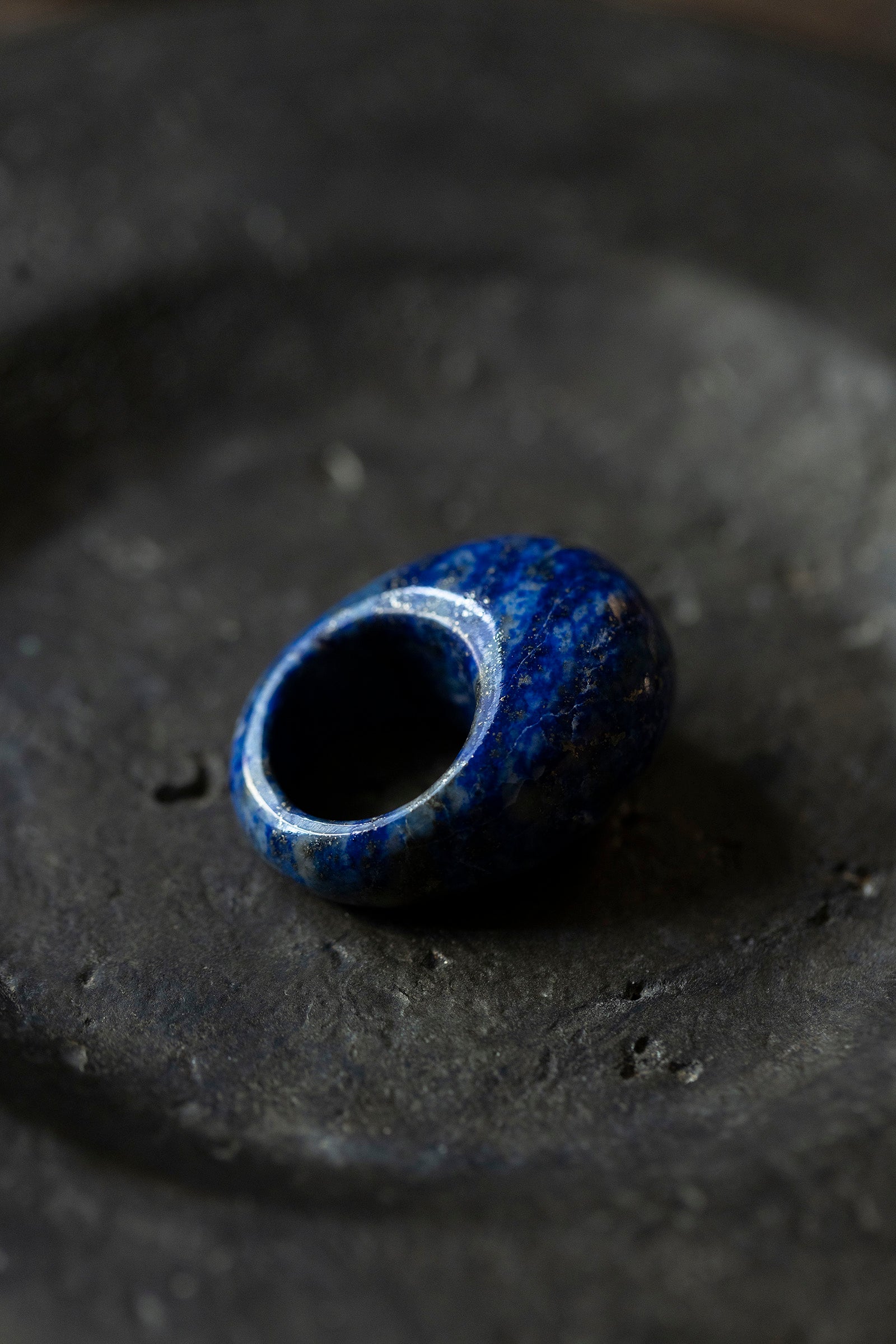 lapis lazuli ring (round) #11