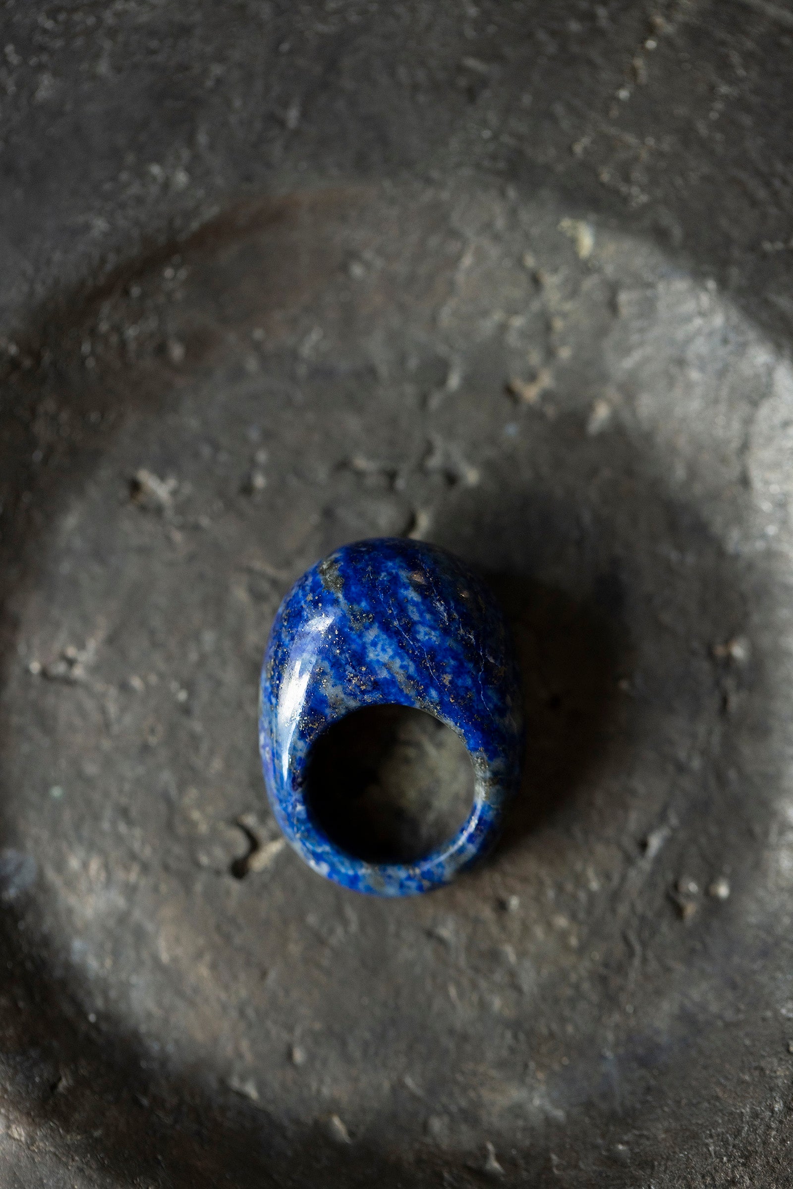 lapis lazuli ring (round) #11