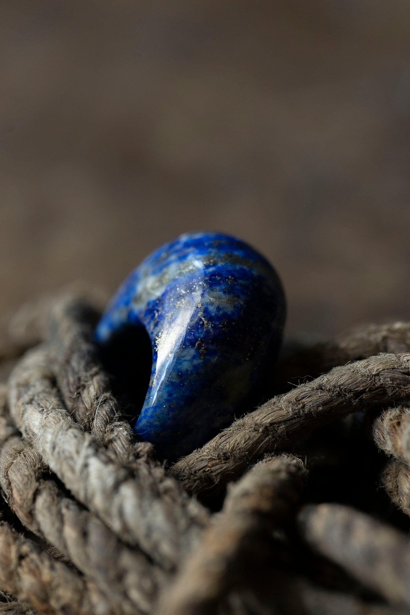 lapis lazuli ring (round) #11