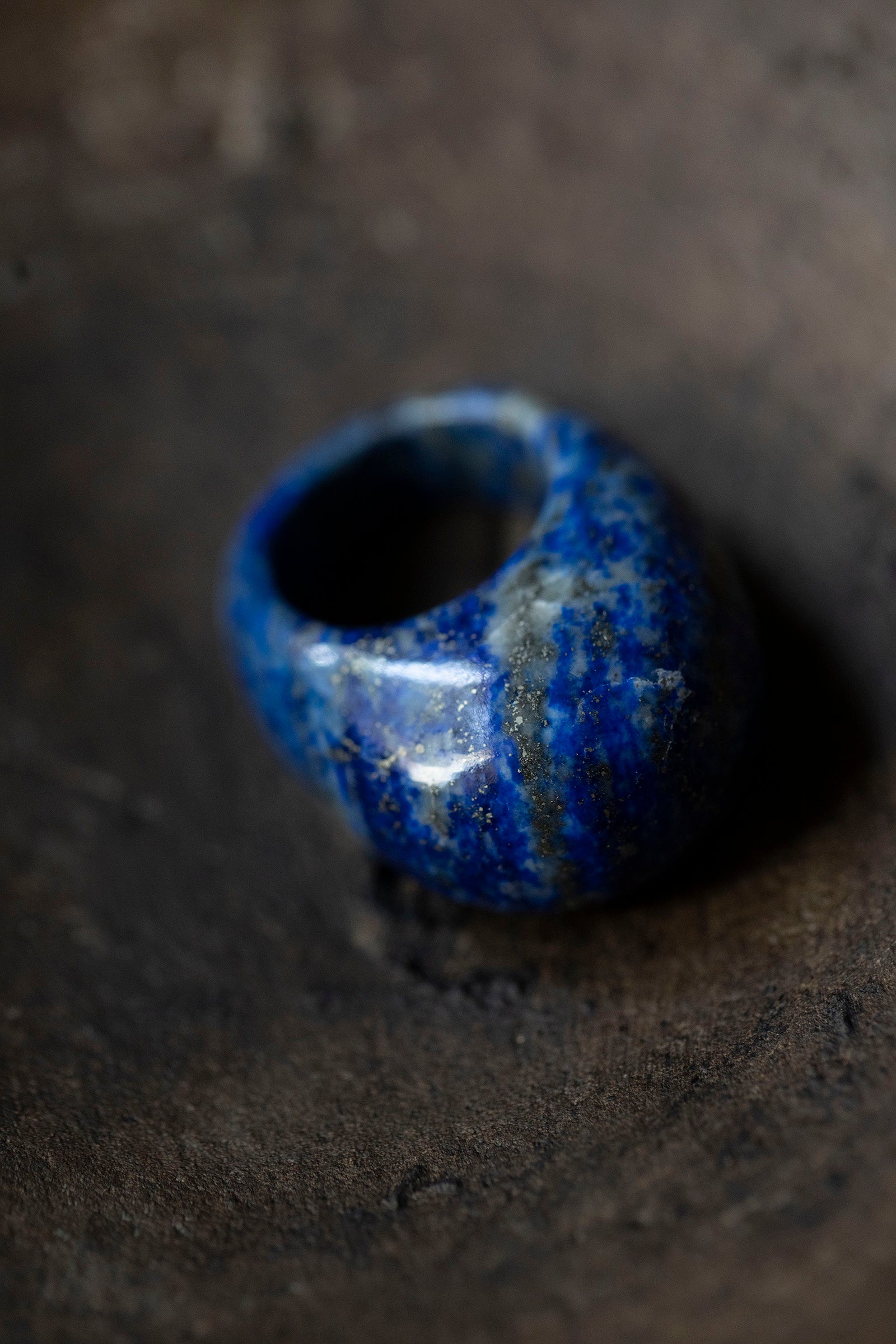 lapis lazuli ring (round) #11