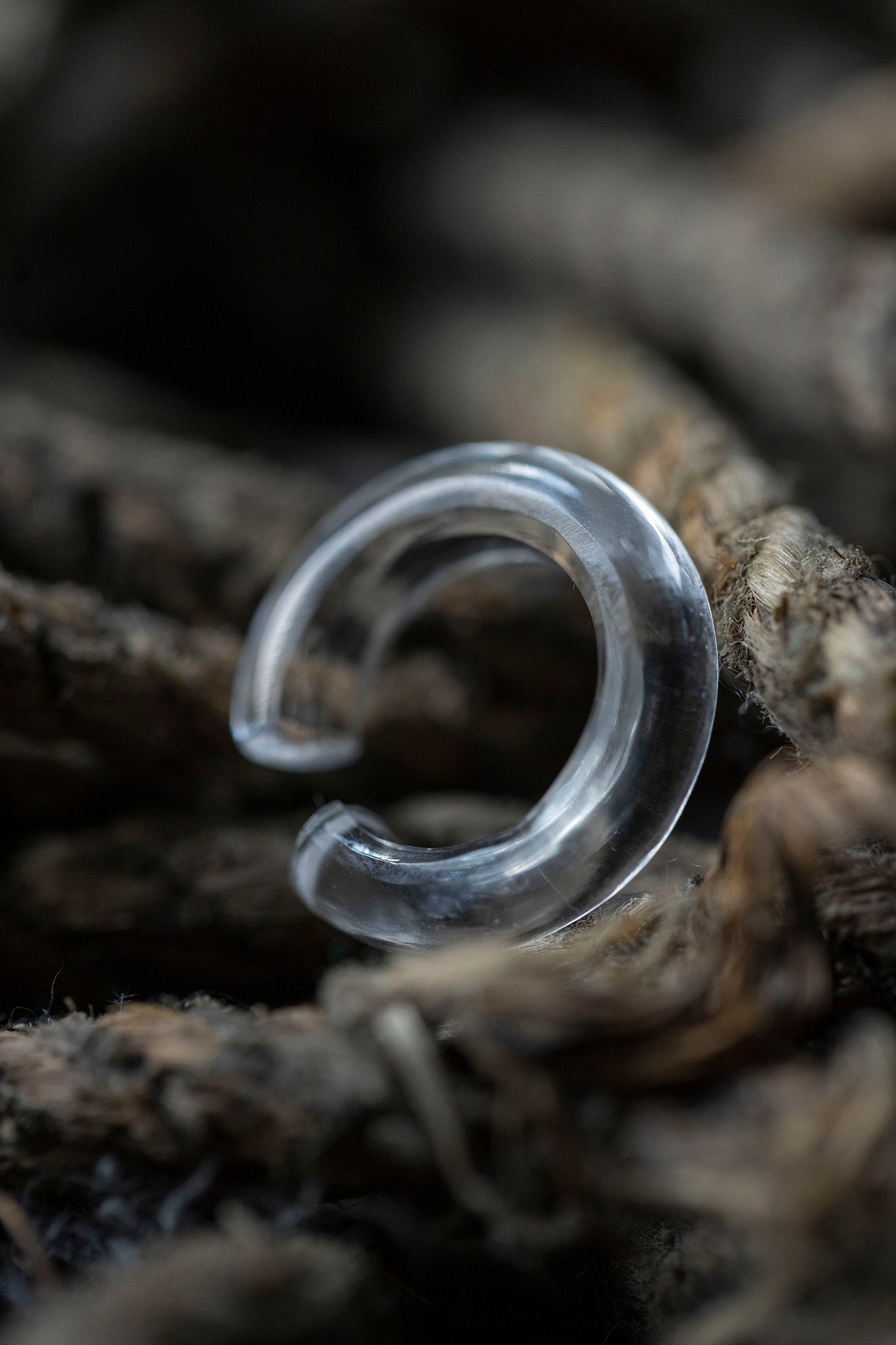 crystal ear cuff (single)