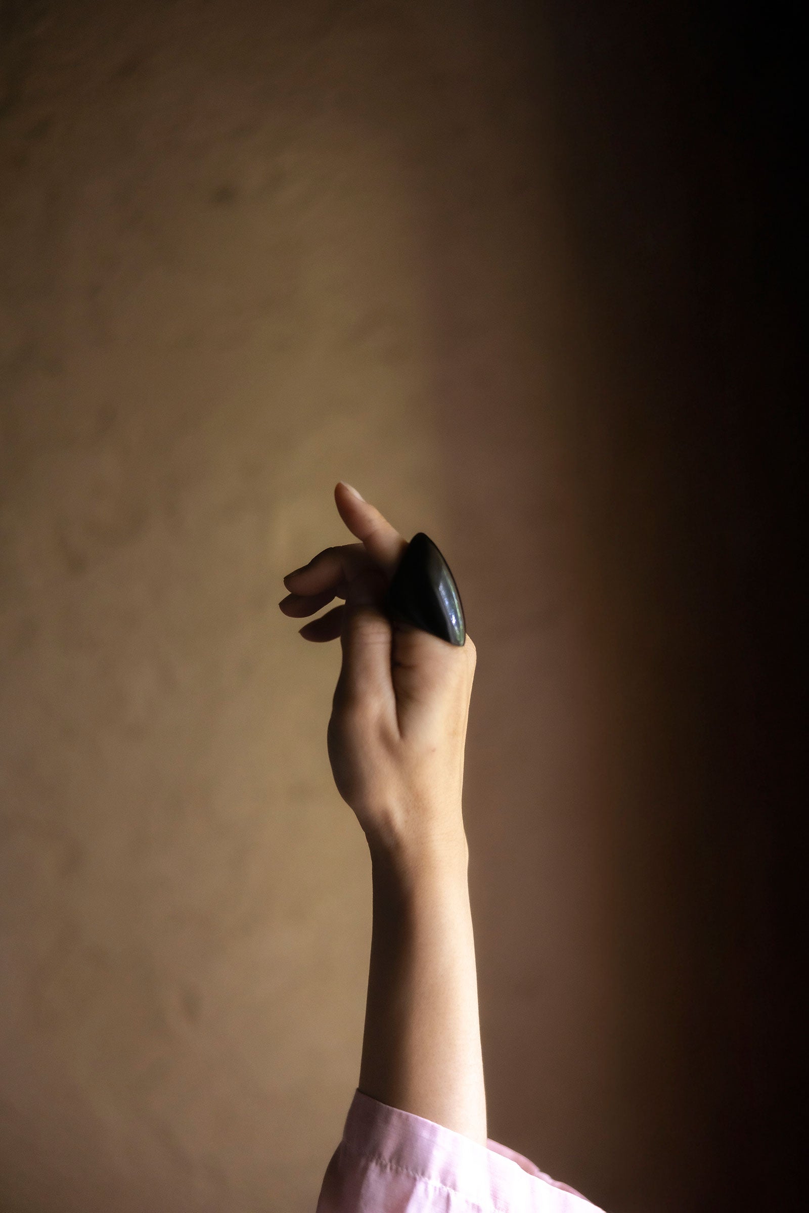 受注オーダー obsidian ring