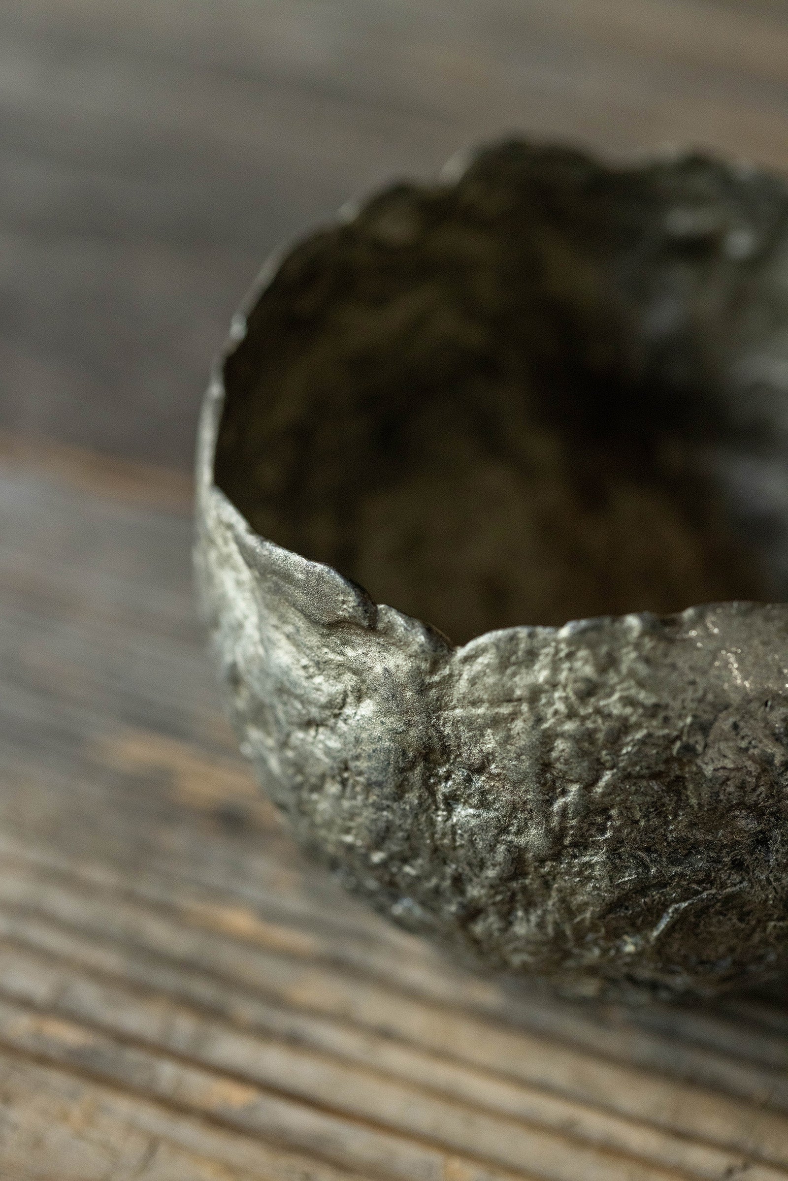 小野友寛 紙麻漆器 錫石鉢 M TO-H1