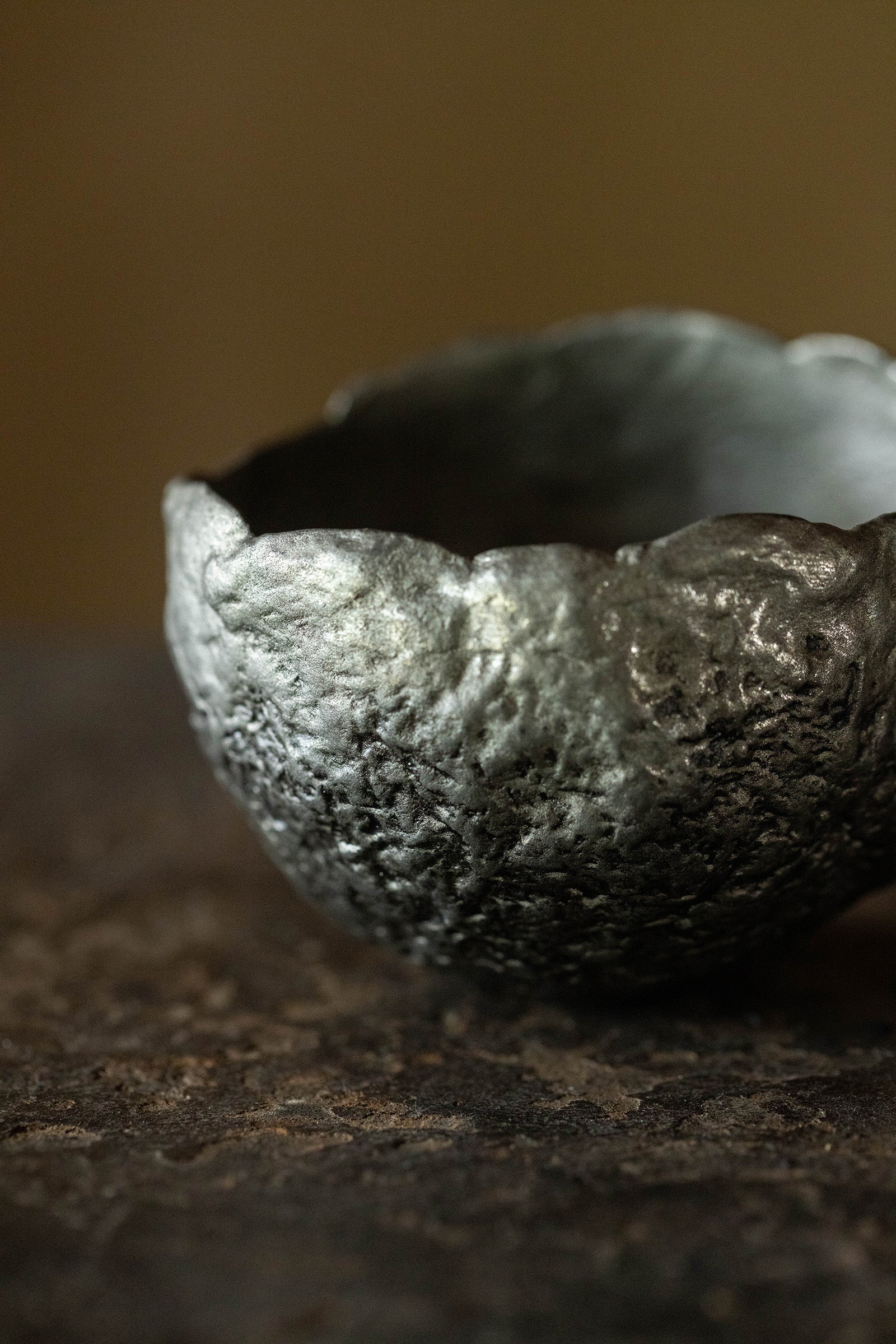 小野友寛 紙麻漆器 錫球盌 M TO-D2