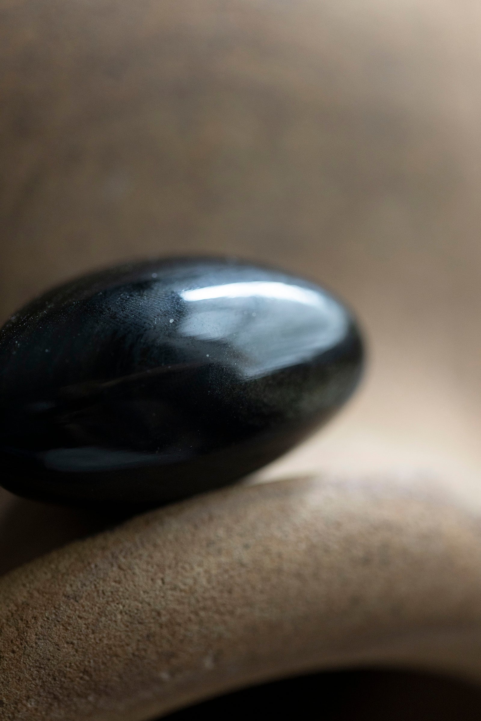 golden obsidian ring #10.5