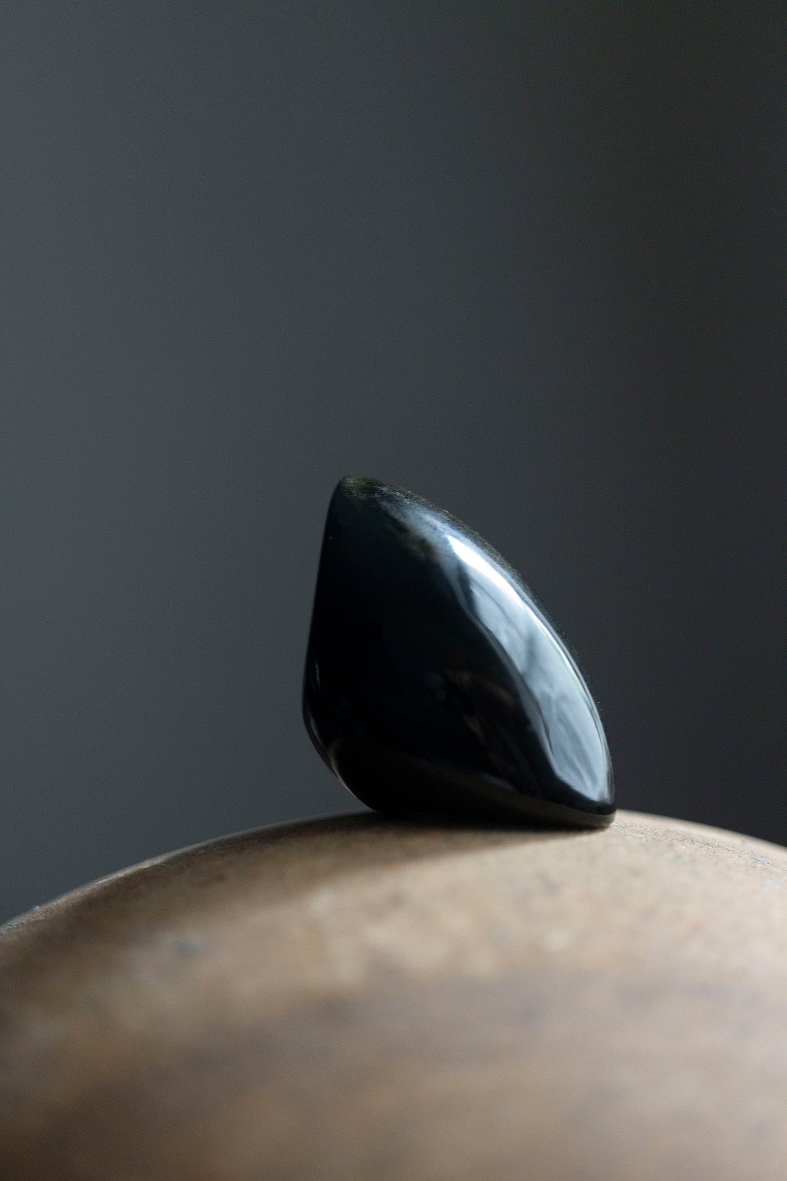 golden obsidian ring #10.5
