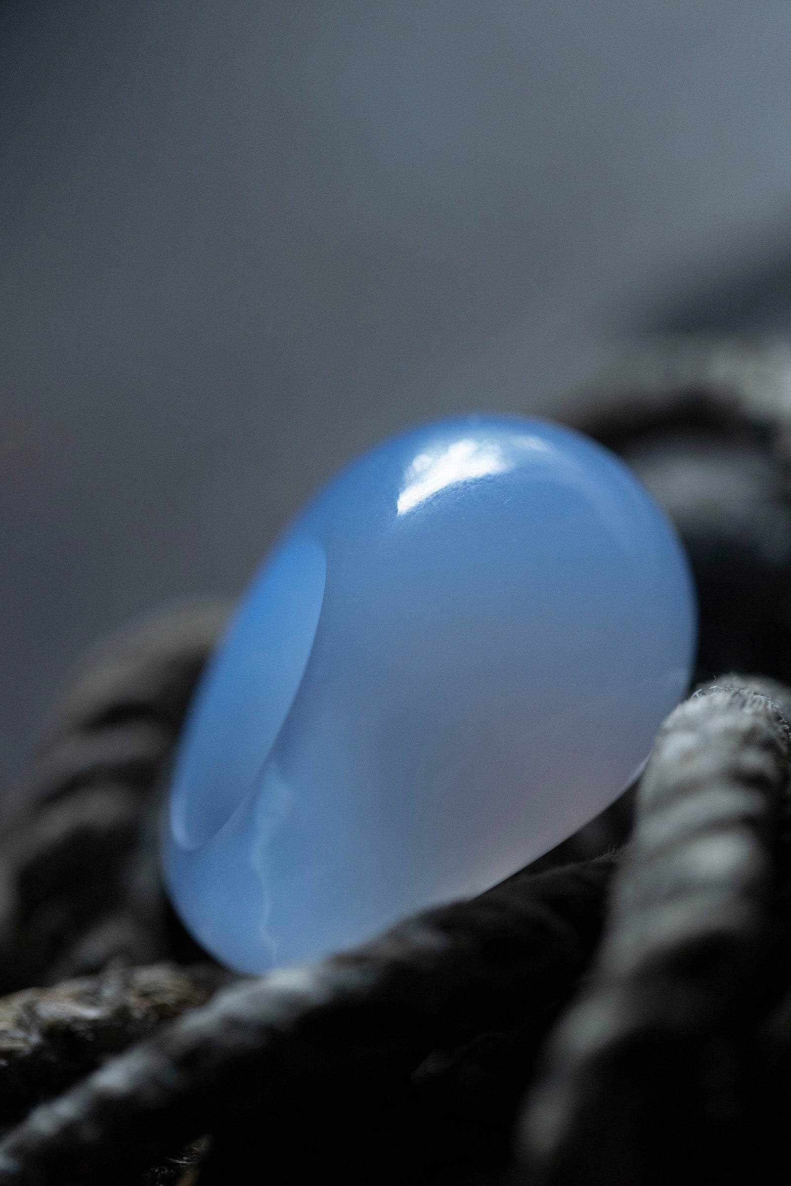 blue selcadonyi ring (round) #10.5