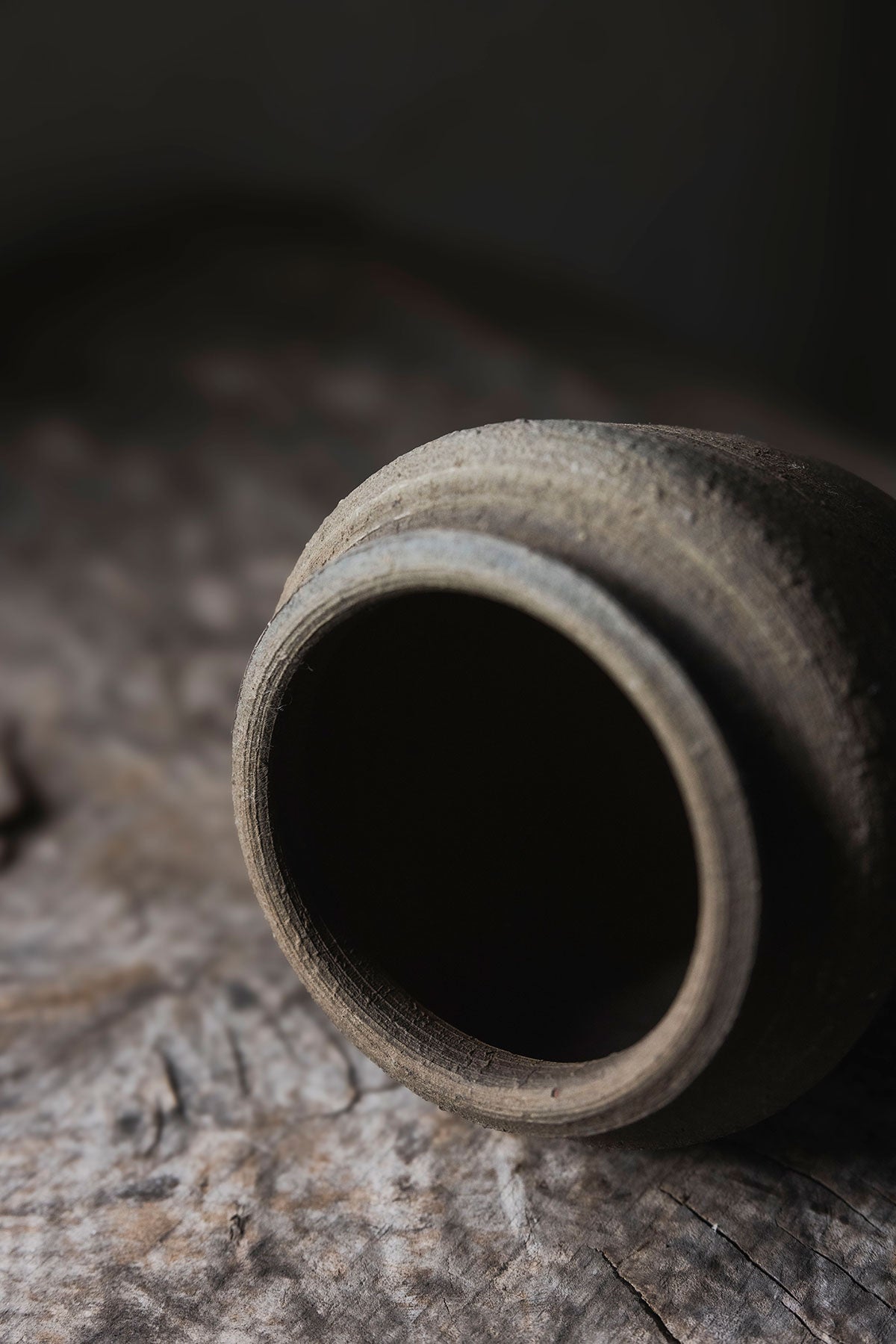 市川孝 焼締 木蓋壺 3