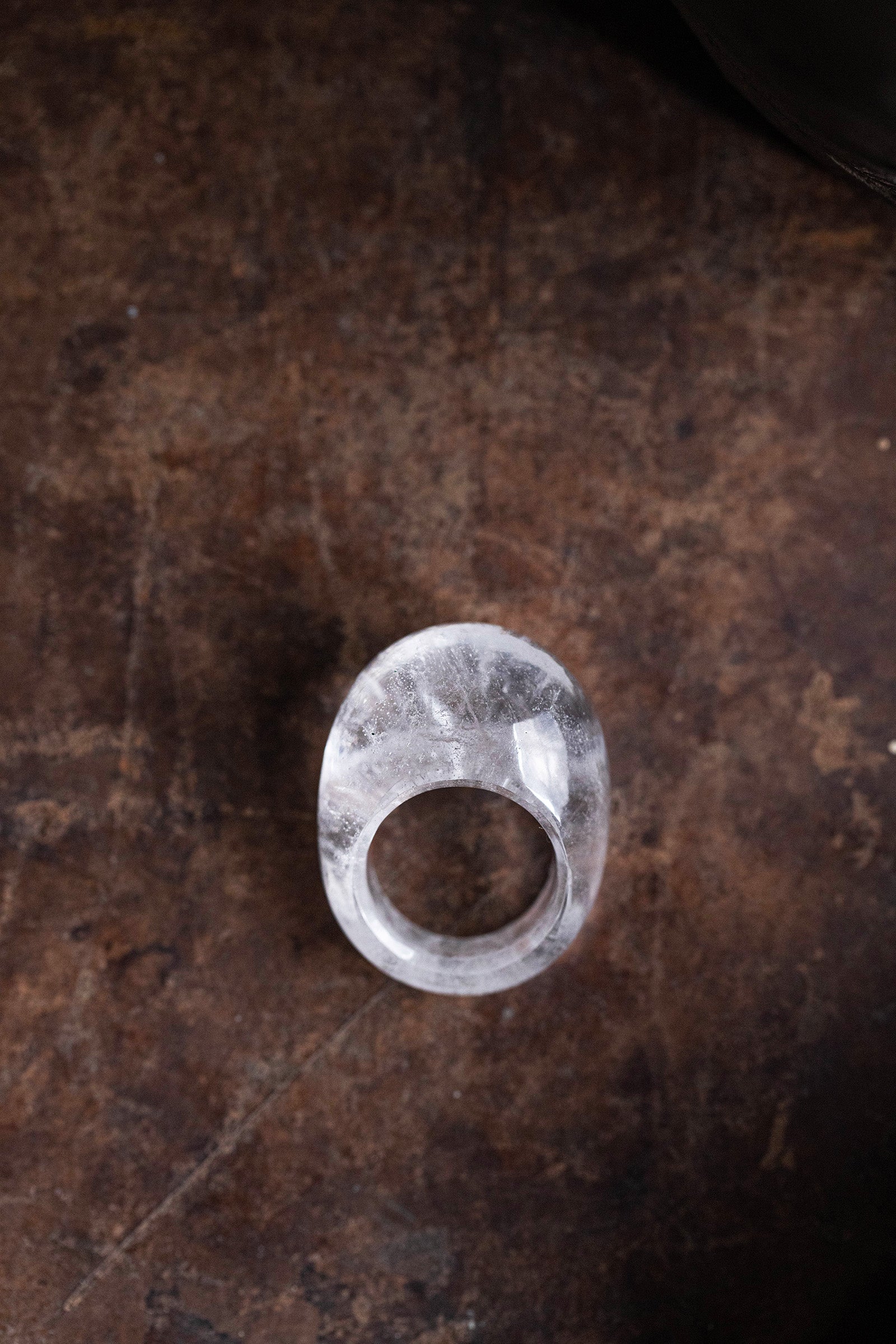 crystal ring (round) #12