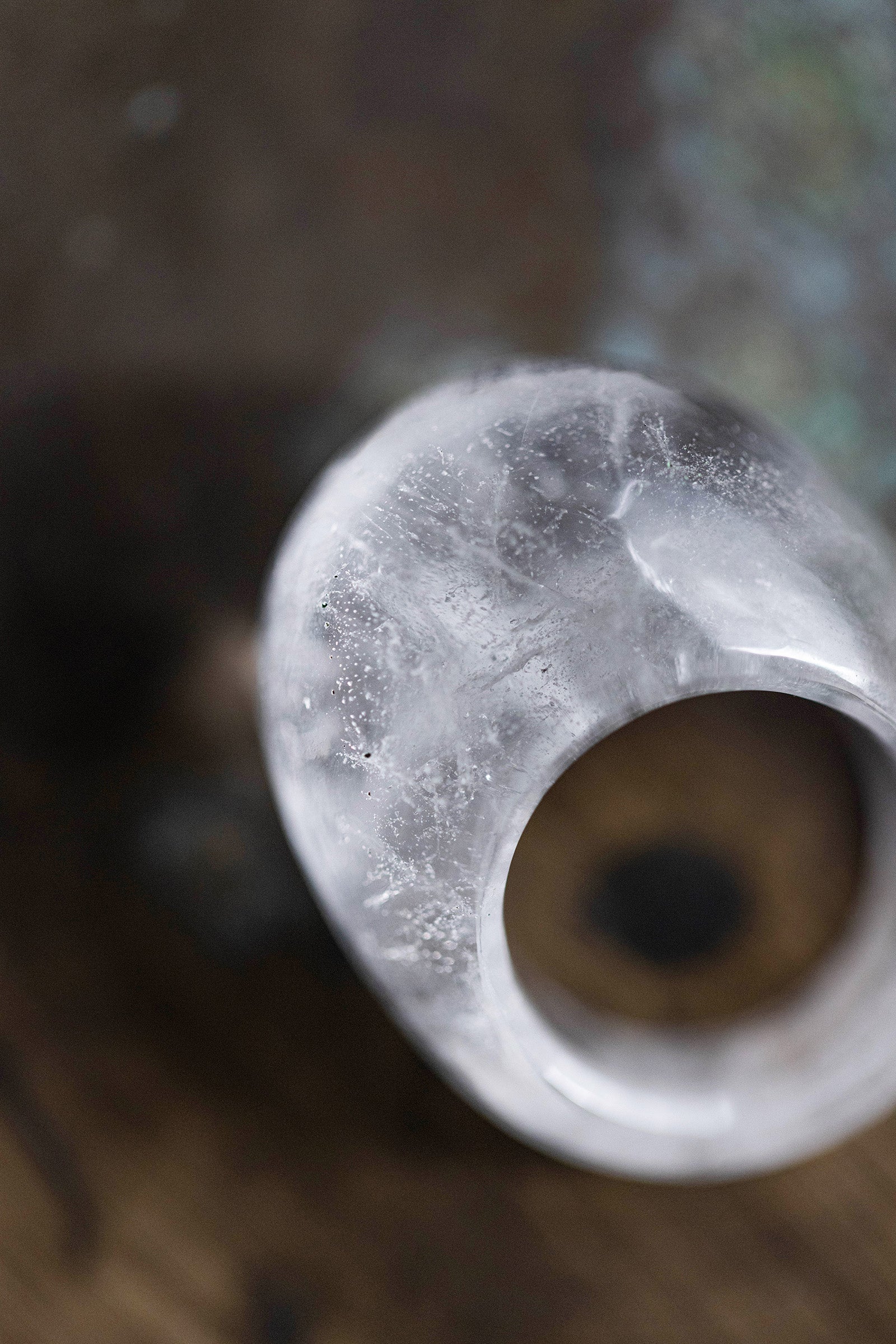 crystal ring (round) #12