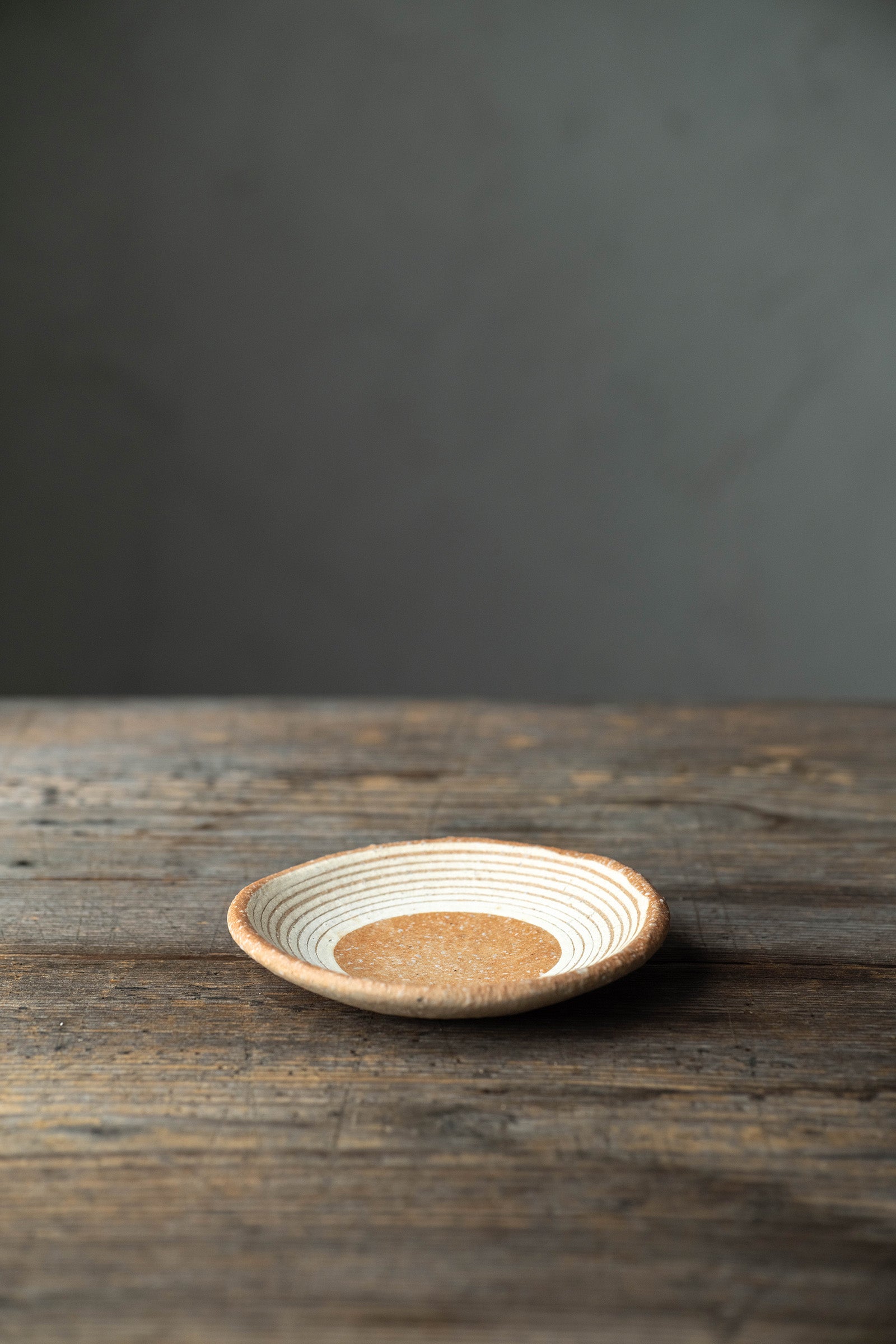 Yoji Yamada soft ceramic yellow pleated bowl, small size Y60-1, 3 pieces