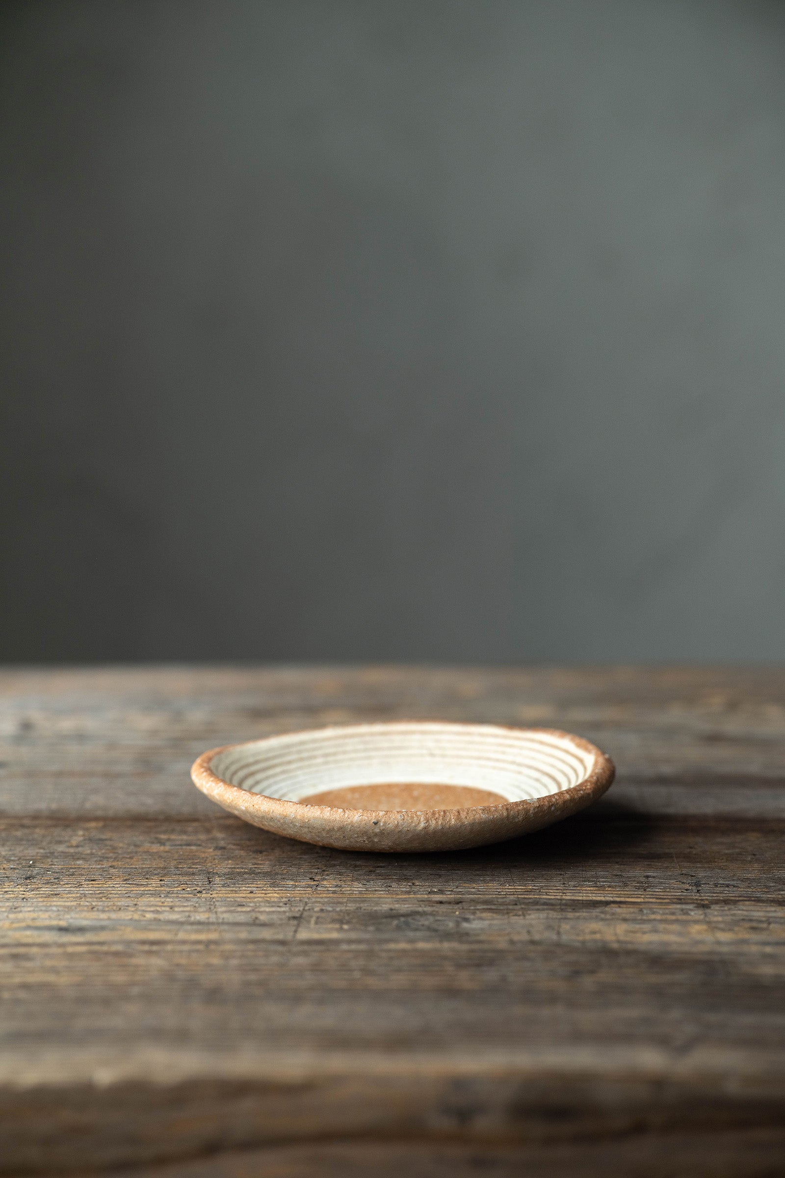 Yoji Yamada soft ceramic yellow pleated bowl, small size Y60-1, 3 pieces