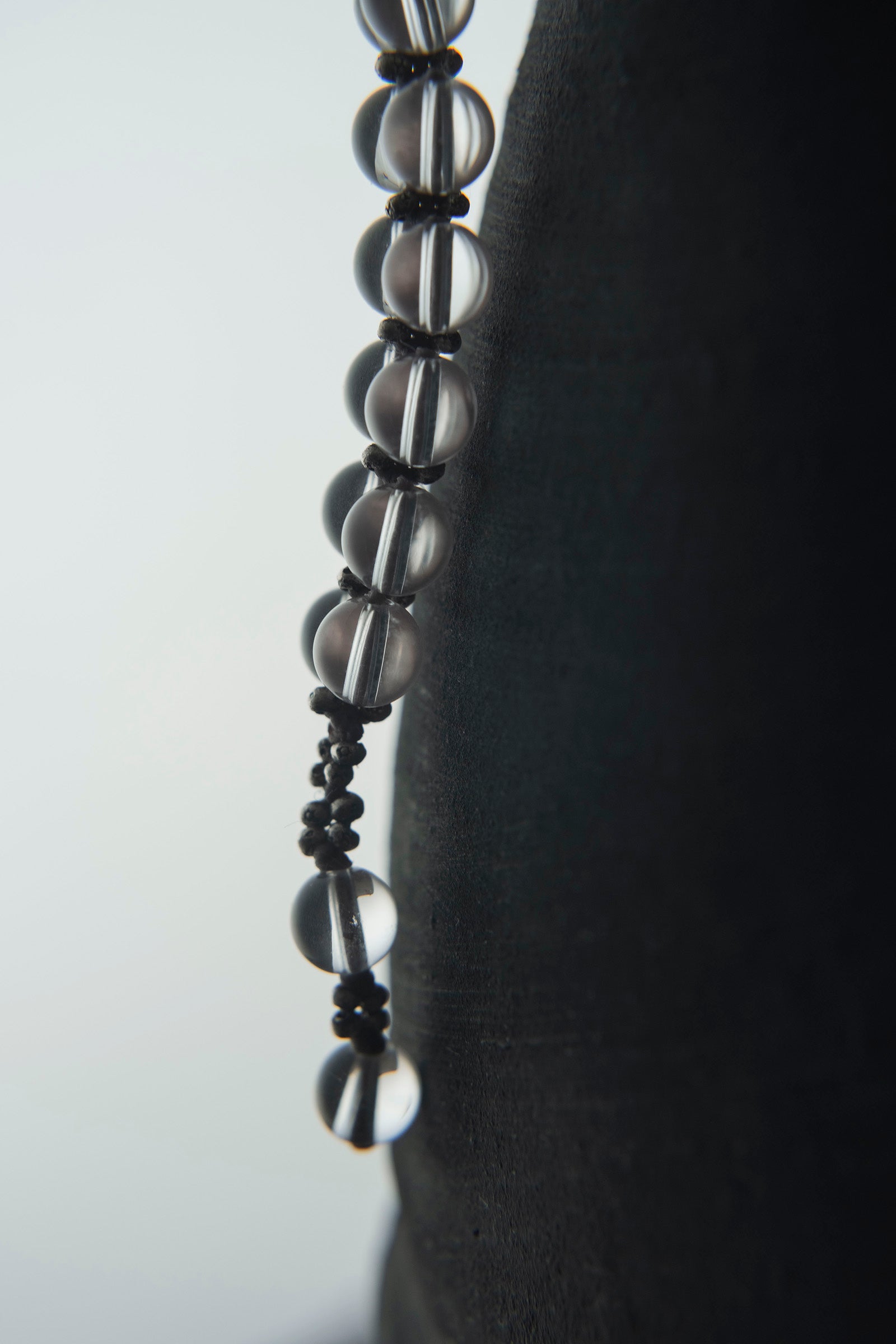 crystal beads bracelet flat