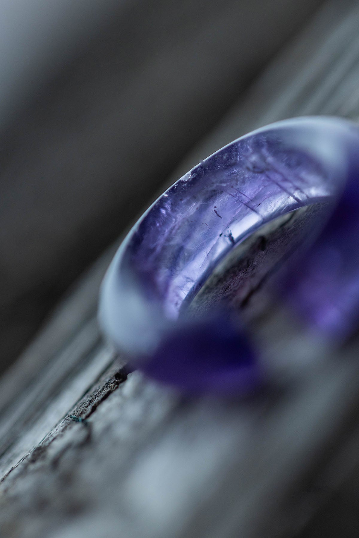 amethyst ear cuff (single)