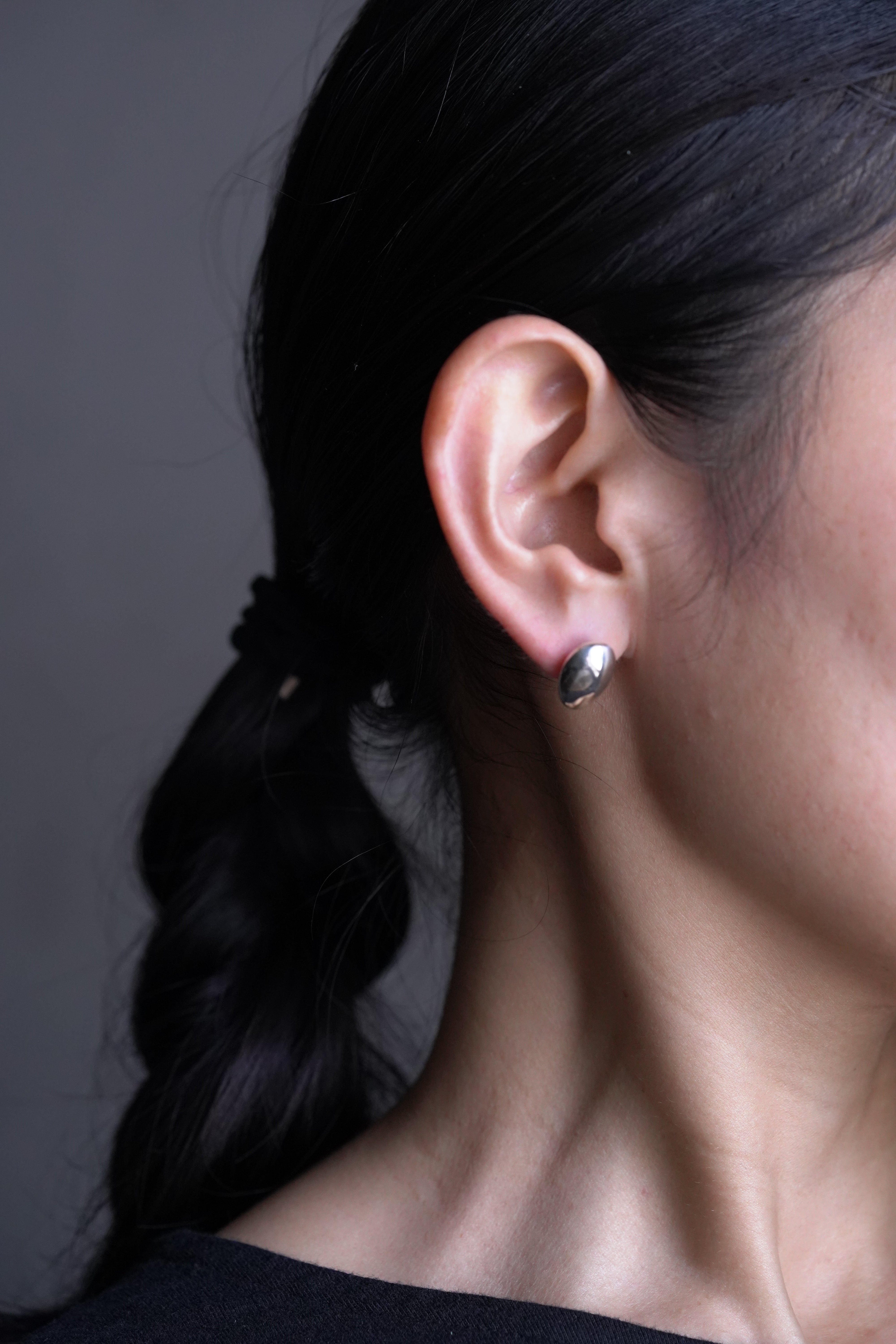 silver earring -2 (single)