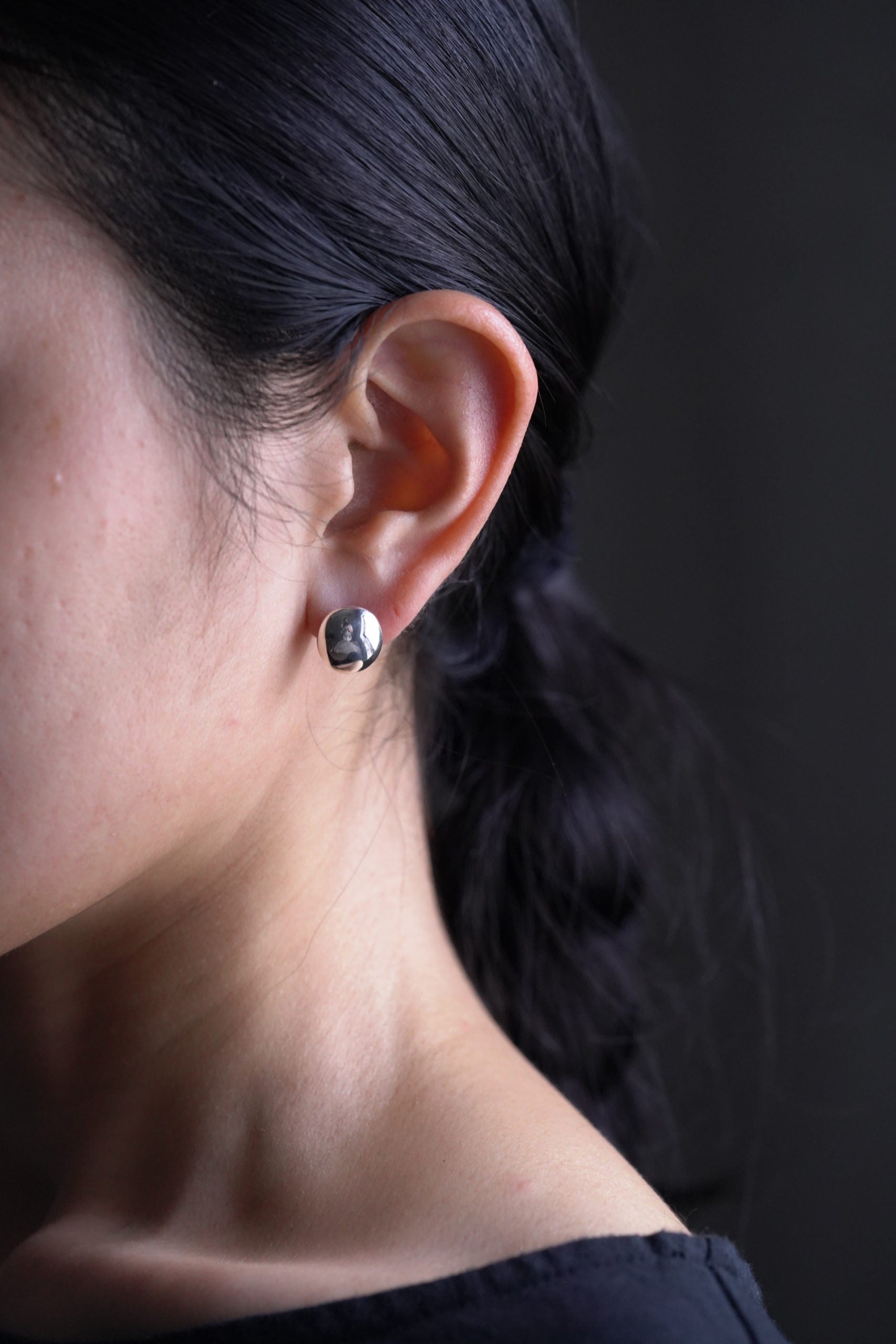 silver earring -1 (single)