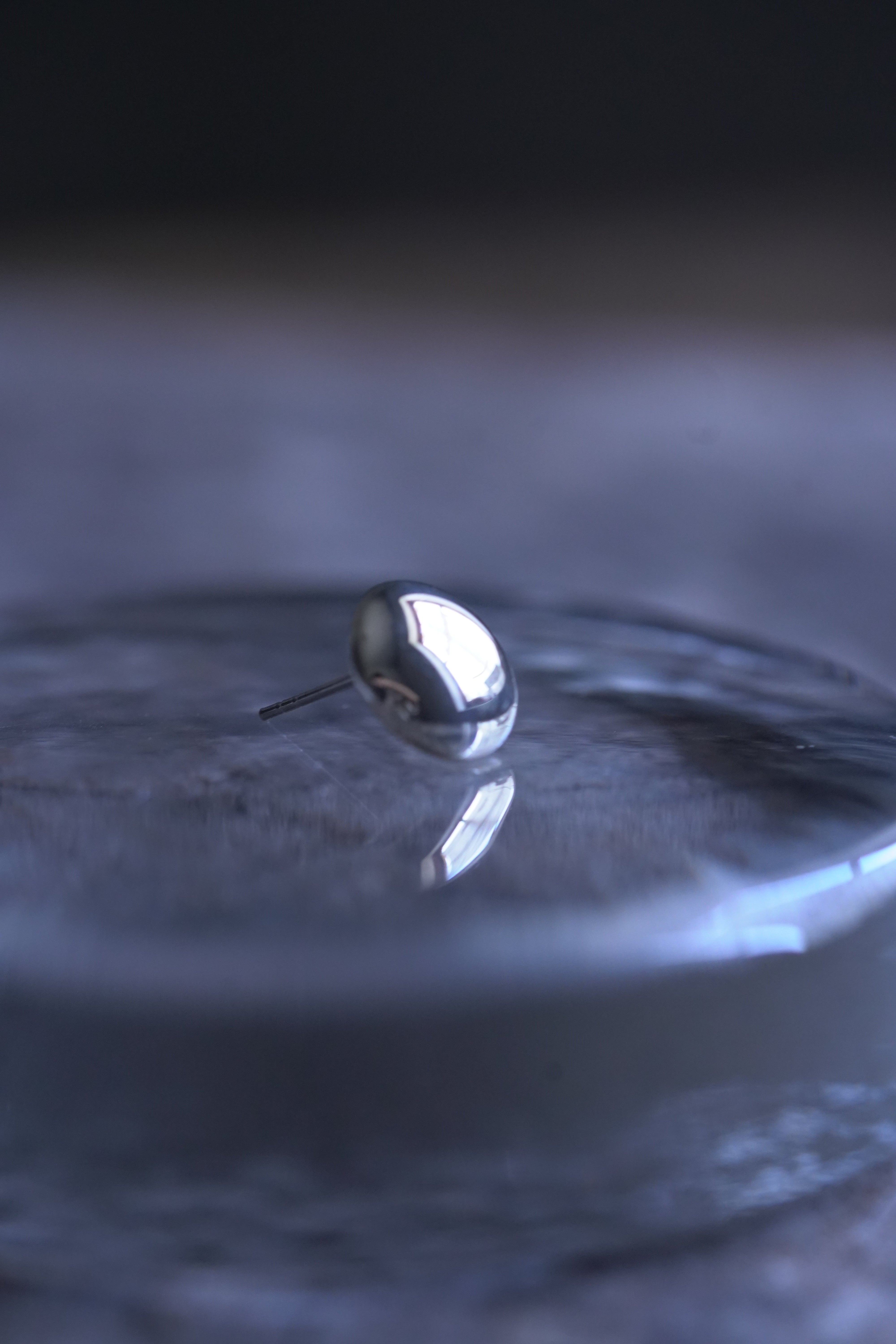 silver earring -1 (single)