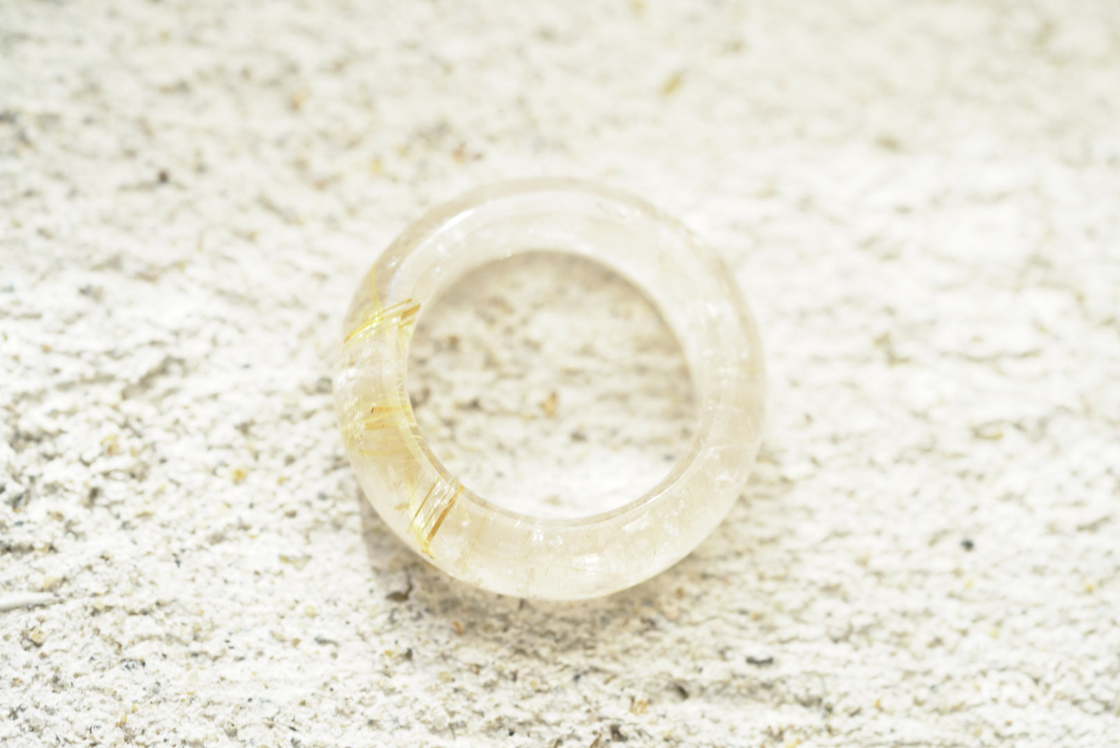 rutile quartz ring (flat) #12 森村さま専用ページ