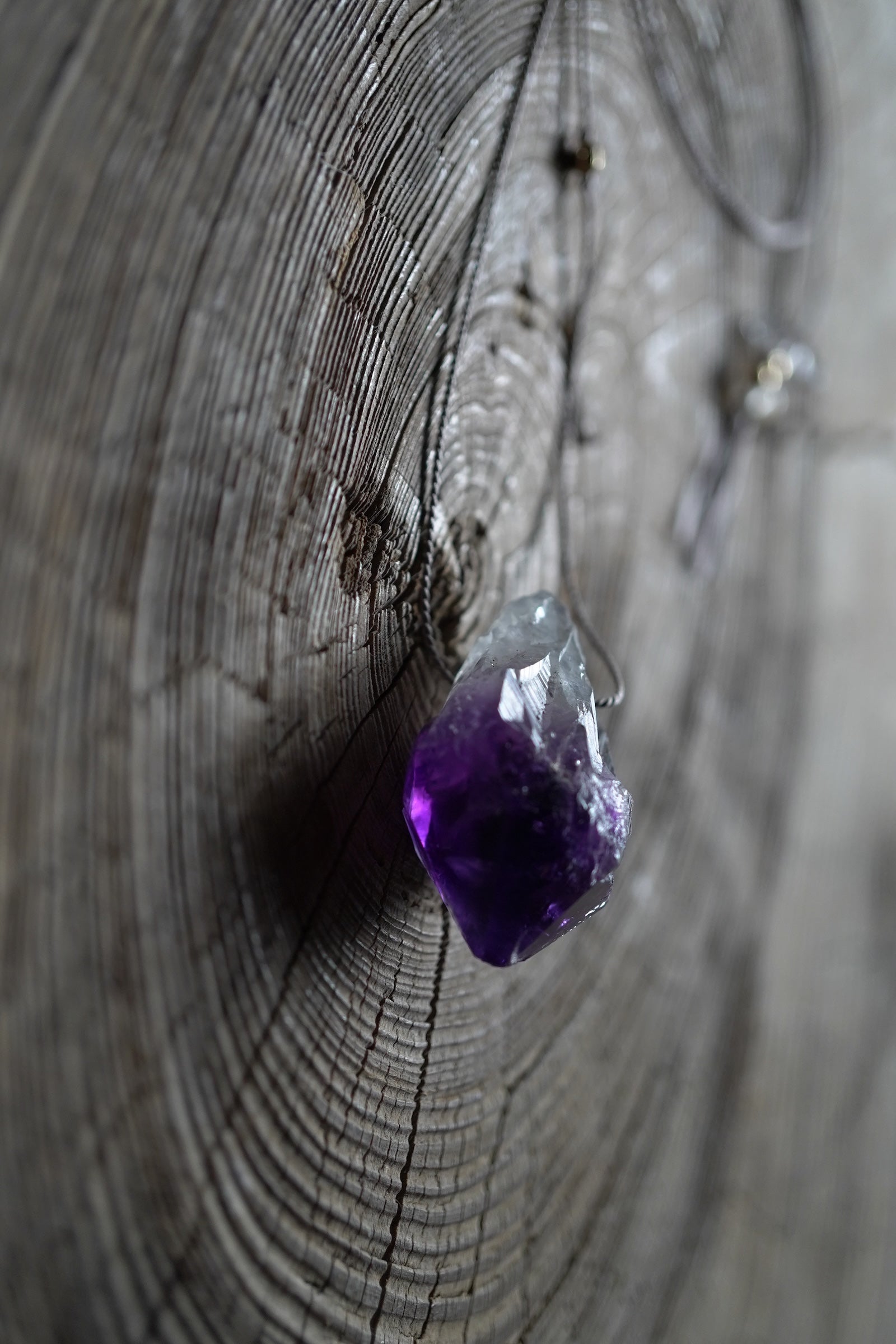silk cord necklace -2 ( amethyst ) 専用ページ