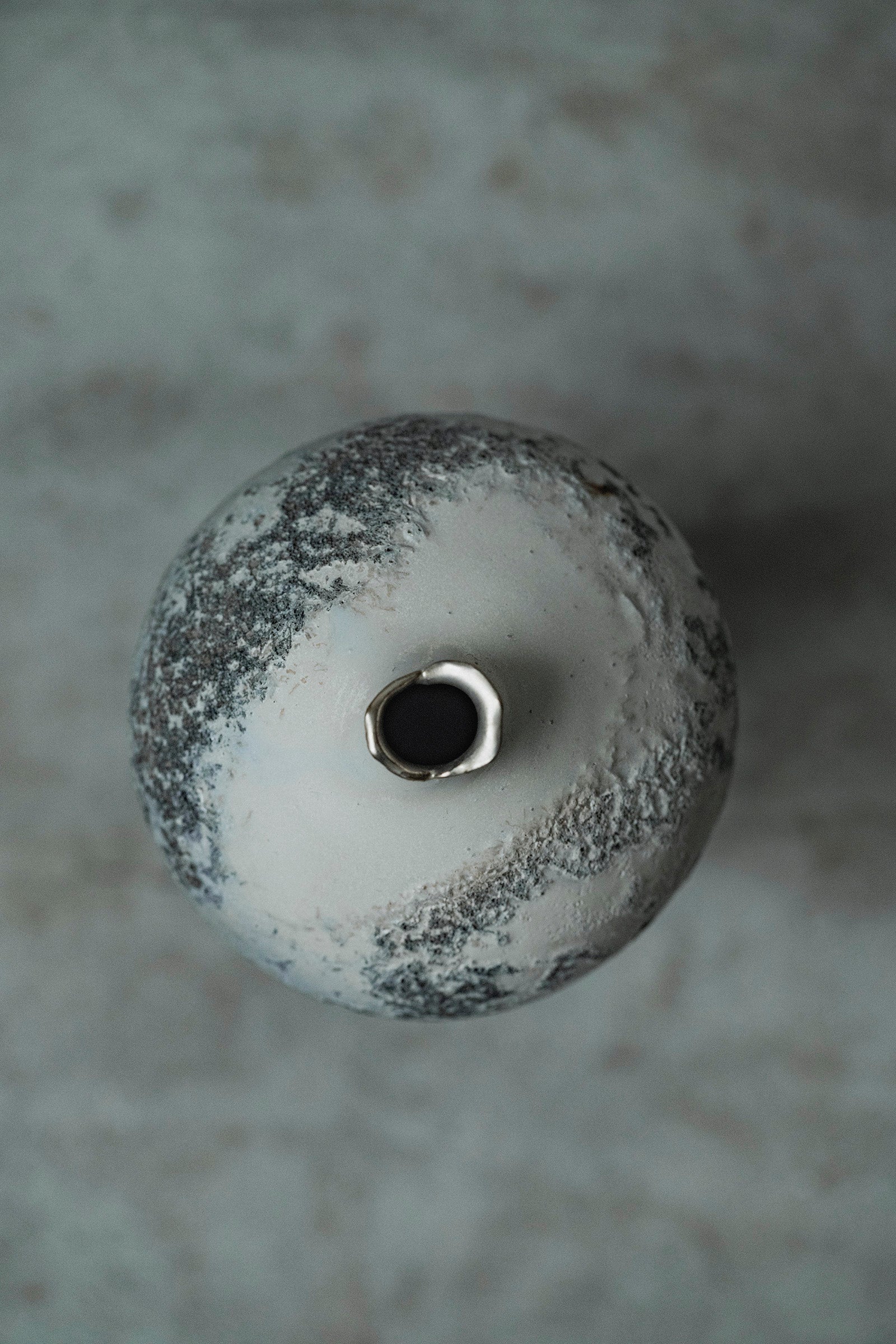 Ryuta Fukumura Silver Carbide Flower Vase 57
